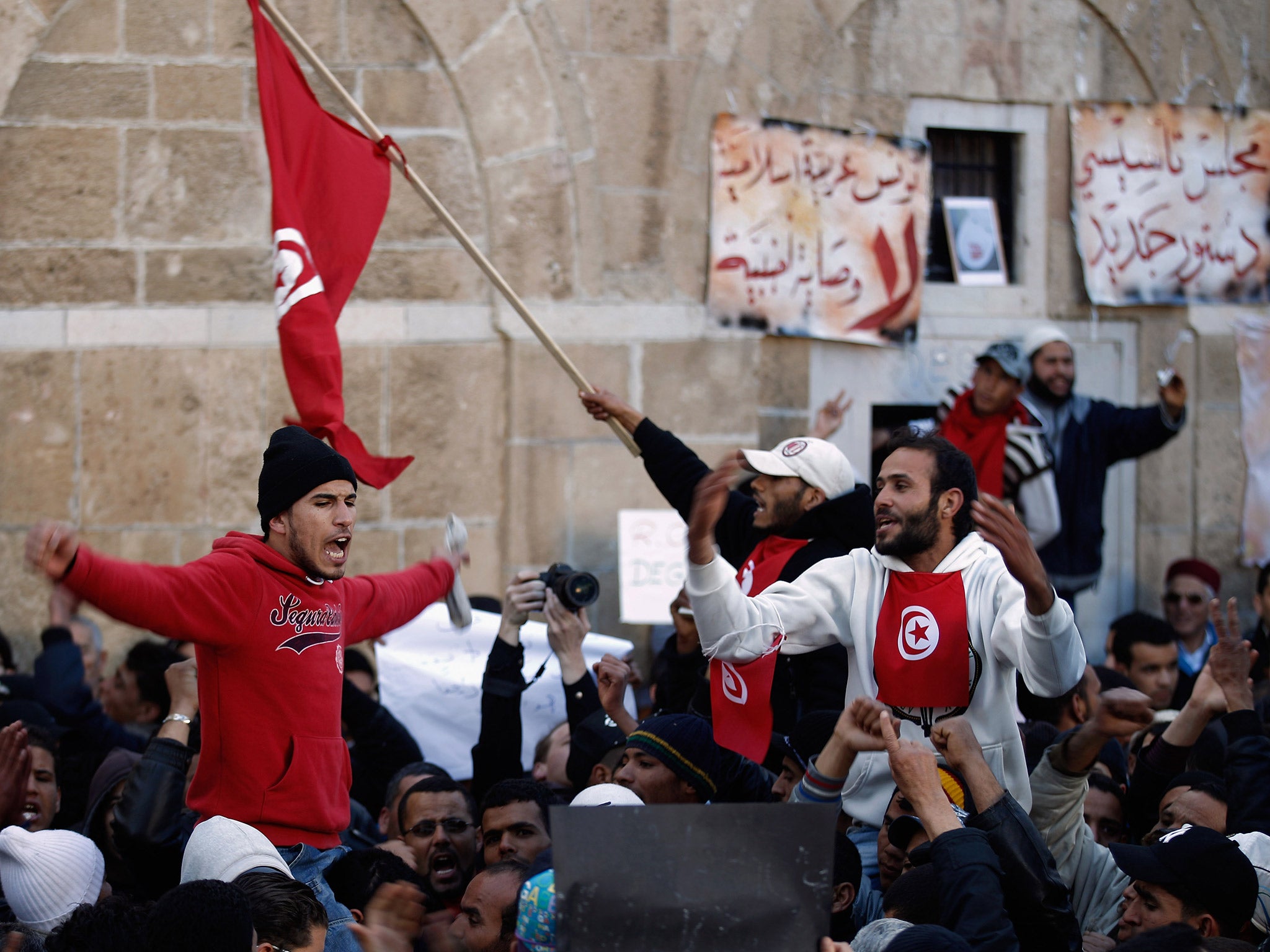 The 2011 uprising kick-started the Arab Spring (Getty)