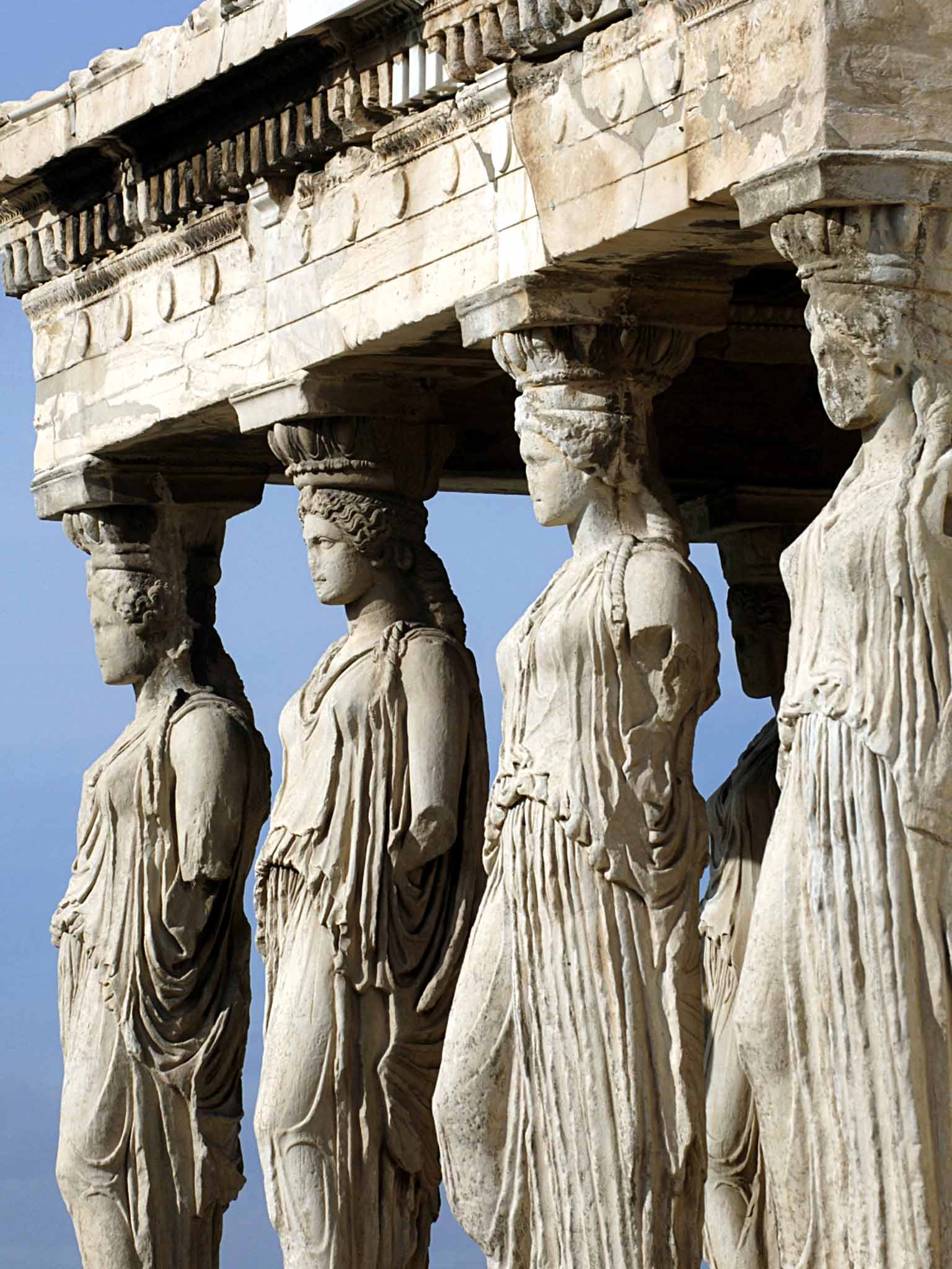 Tress test: the Caryatids in Athens