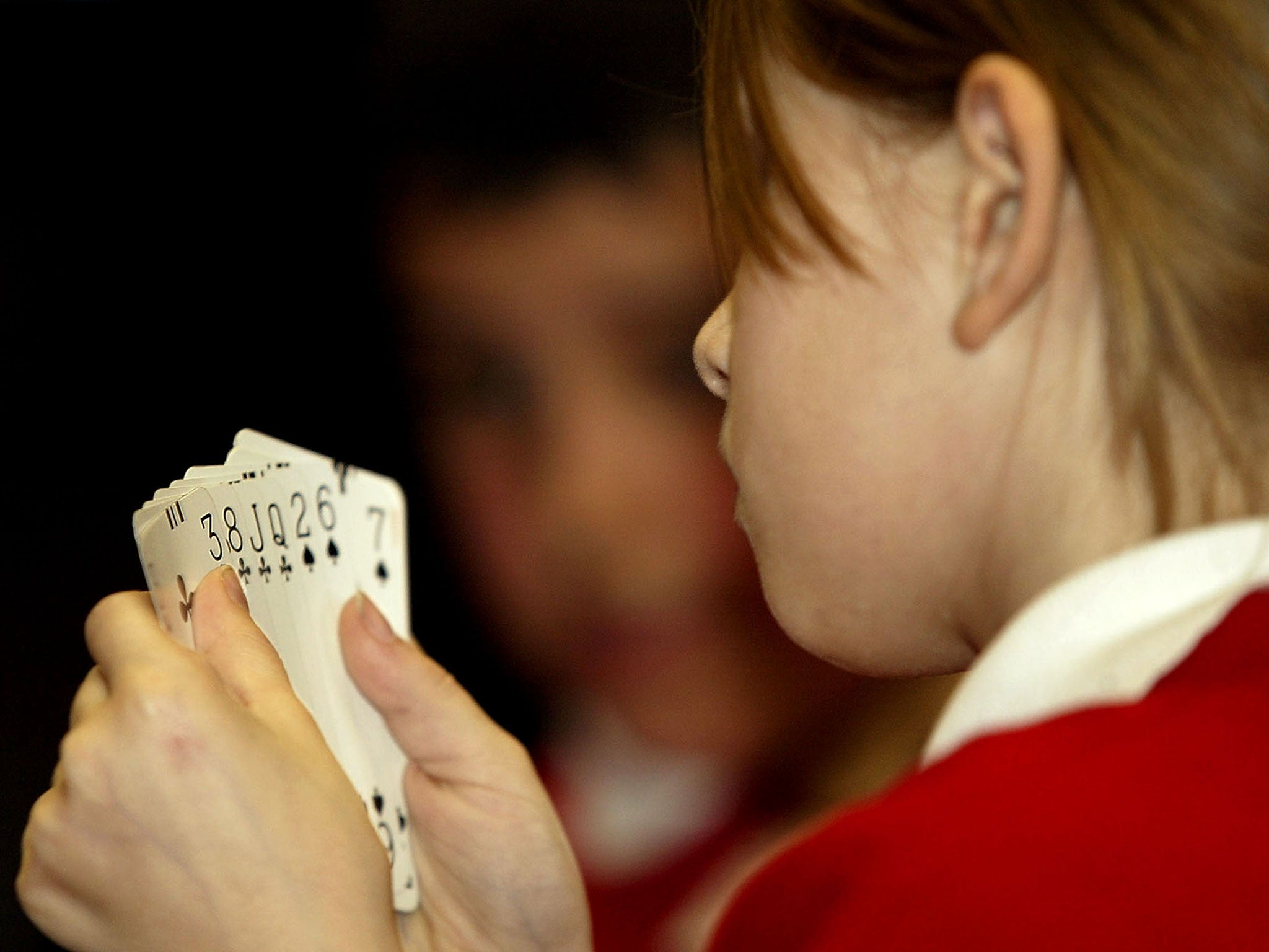 According to a survey of school-age children, only 44 per cent were familiar with a 52-card deck