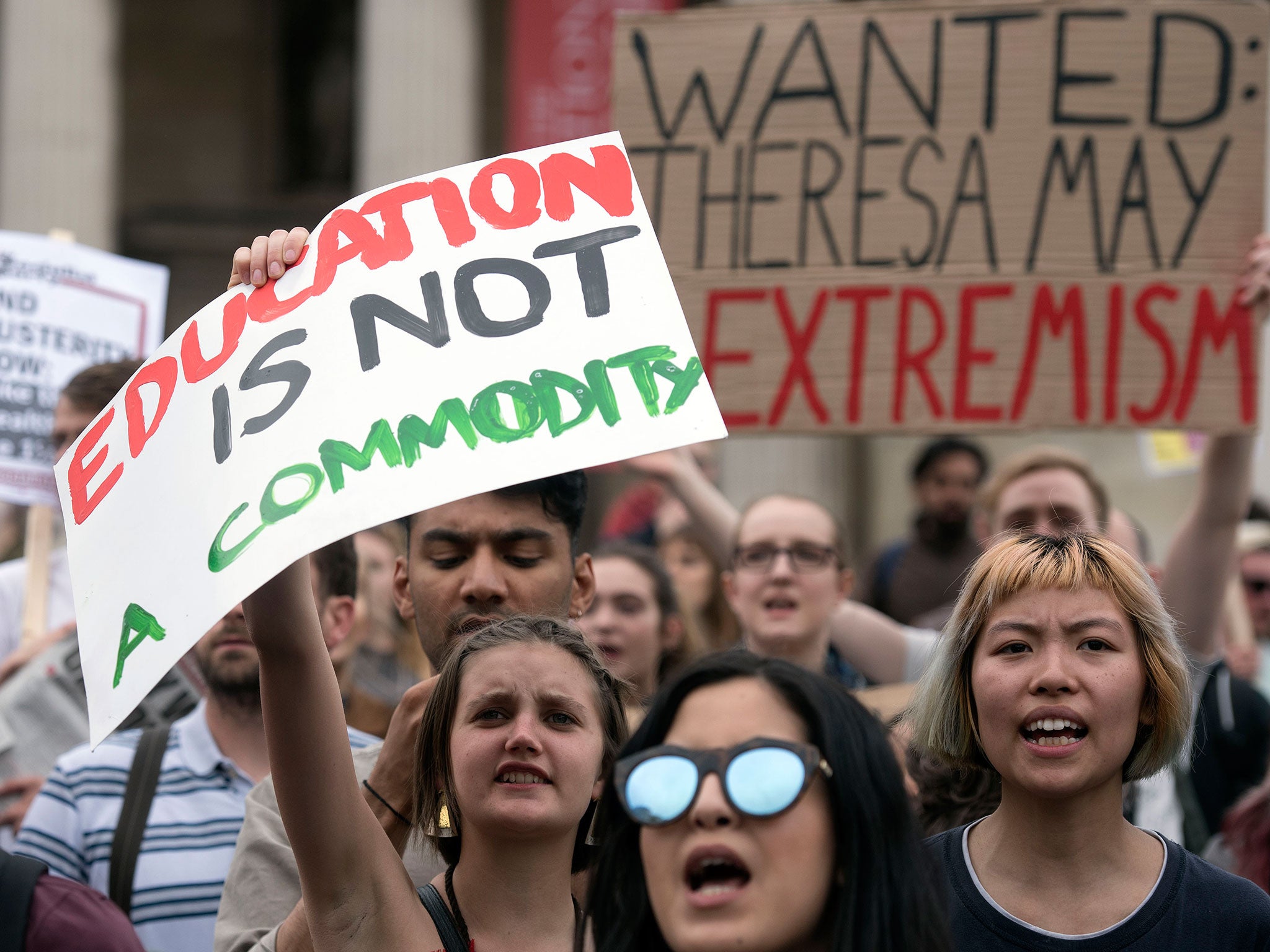 The protest is aiming to highlight a number of issues including cuts to welfare, attempts to weaken unions and plans to abolish the Human rights act