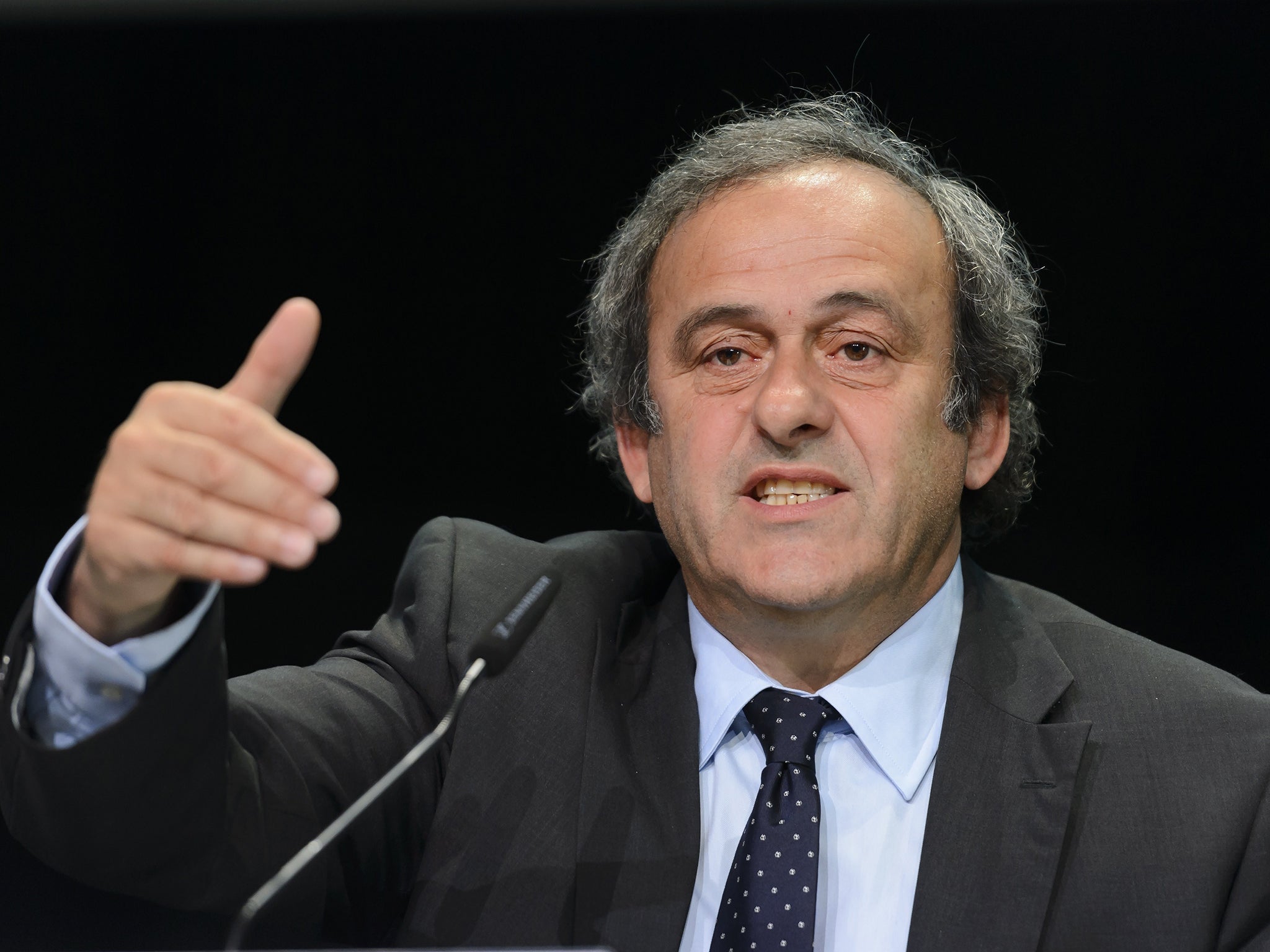 Uefa president Michel Platini