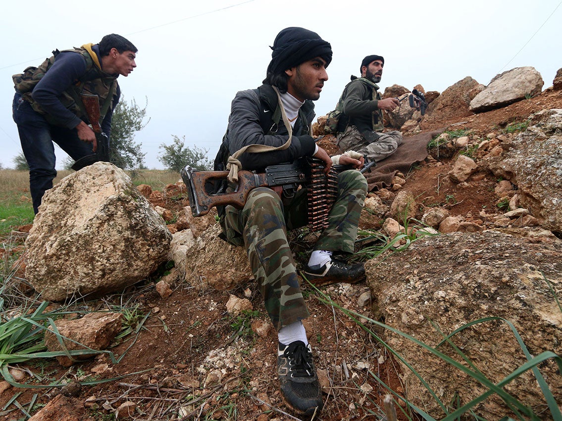 Fighters from the Al-Nusra Front