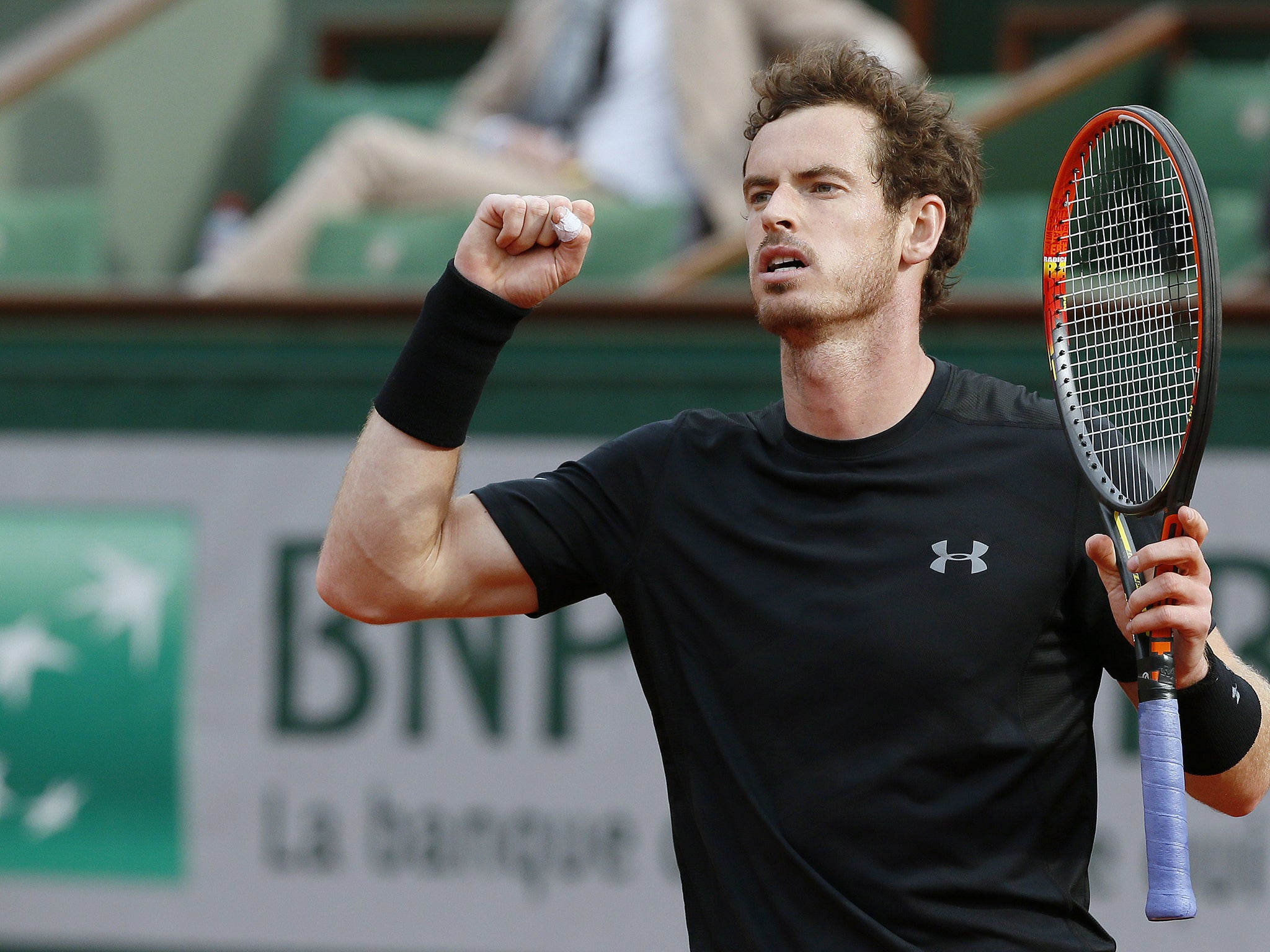 Andy Murray defeated Joao Sousa 6-2 4-6 6-4 6-1 to reach the third round