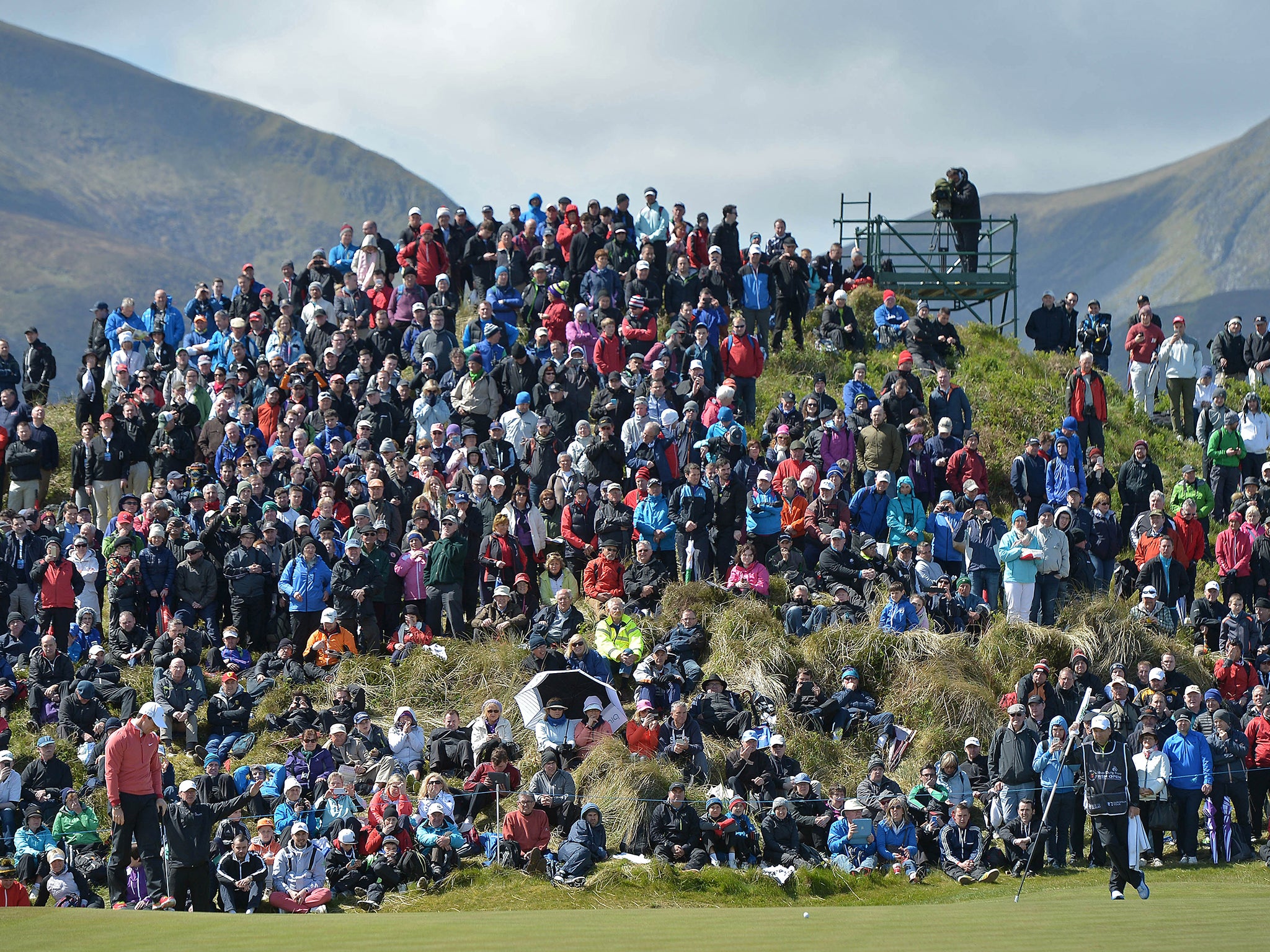 McIlroy was unable to entertain the expectant home crowd