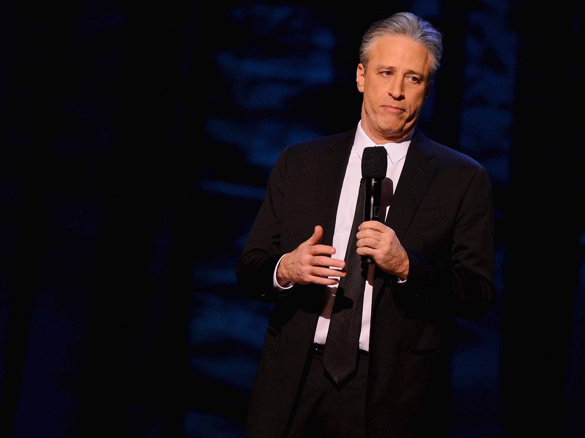 Jon Stewart is a staunch critic of the Iraq war but an advocate of the troops