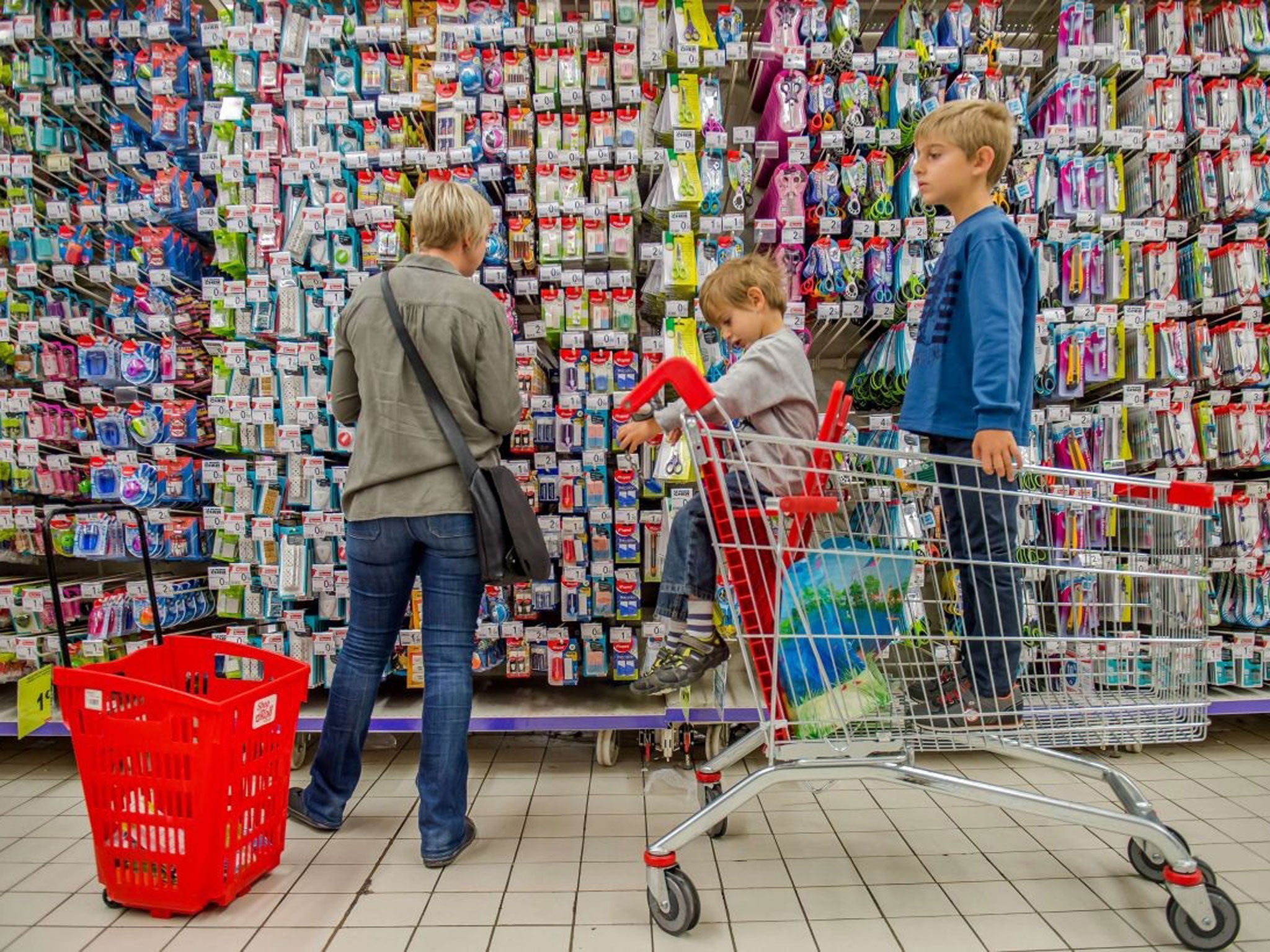 Large supermarkets have restricted hours on Sunday