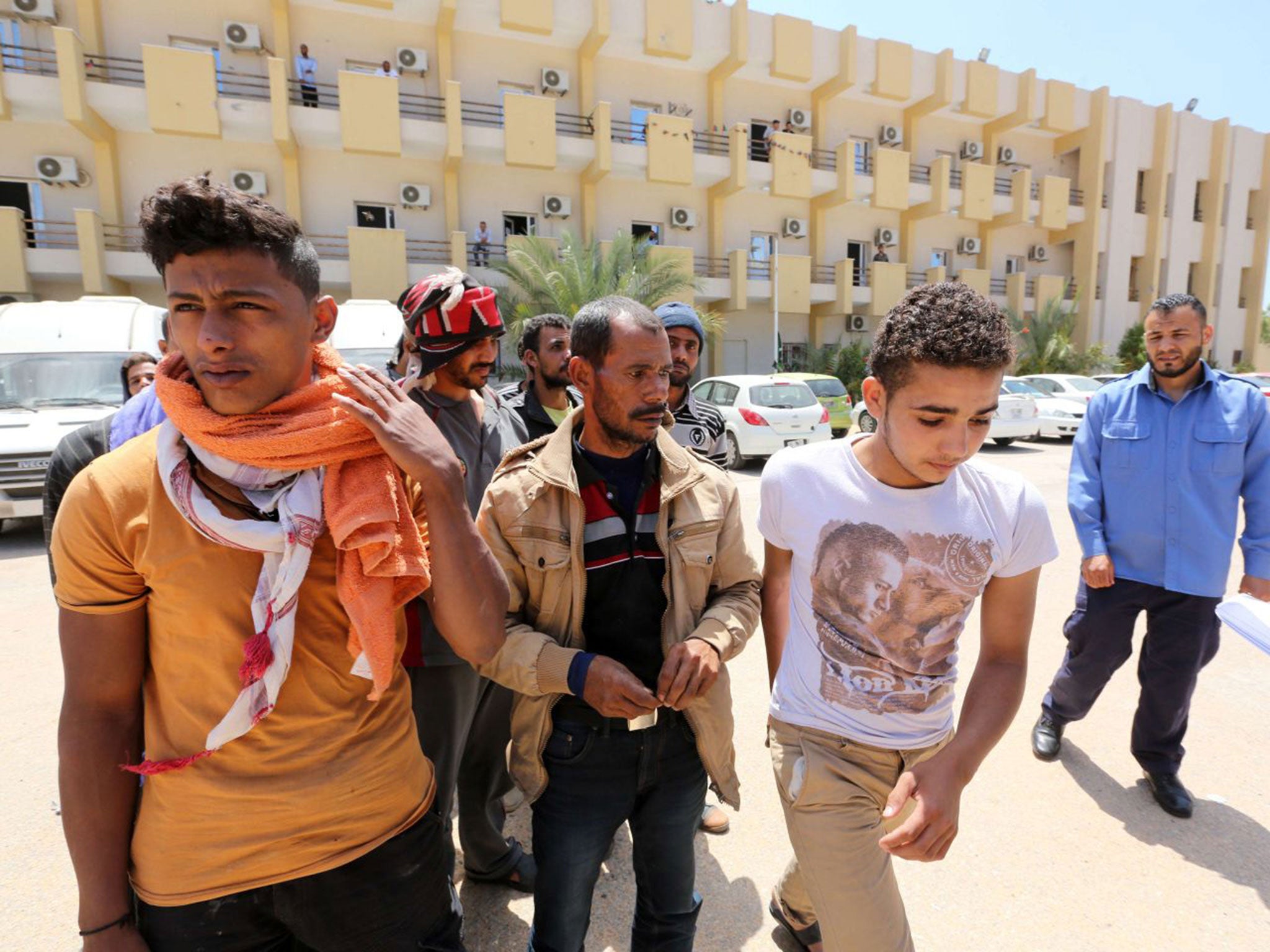 Egyptian migrants in Tripoli