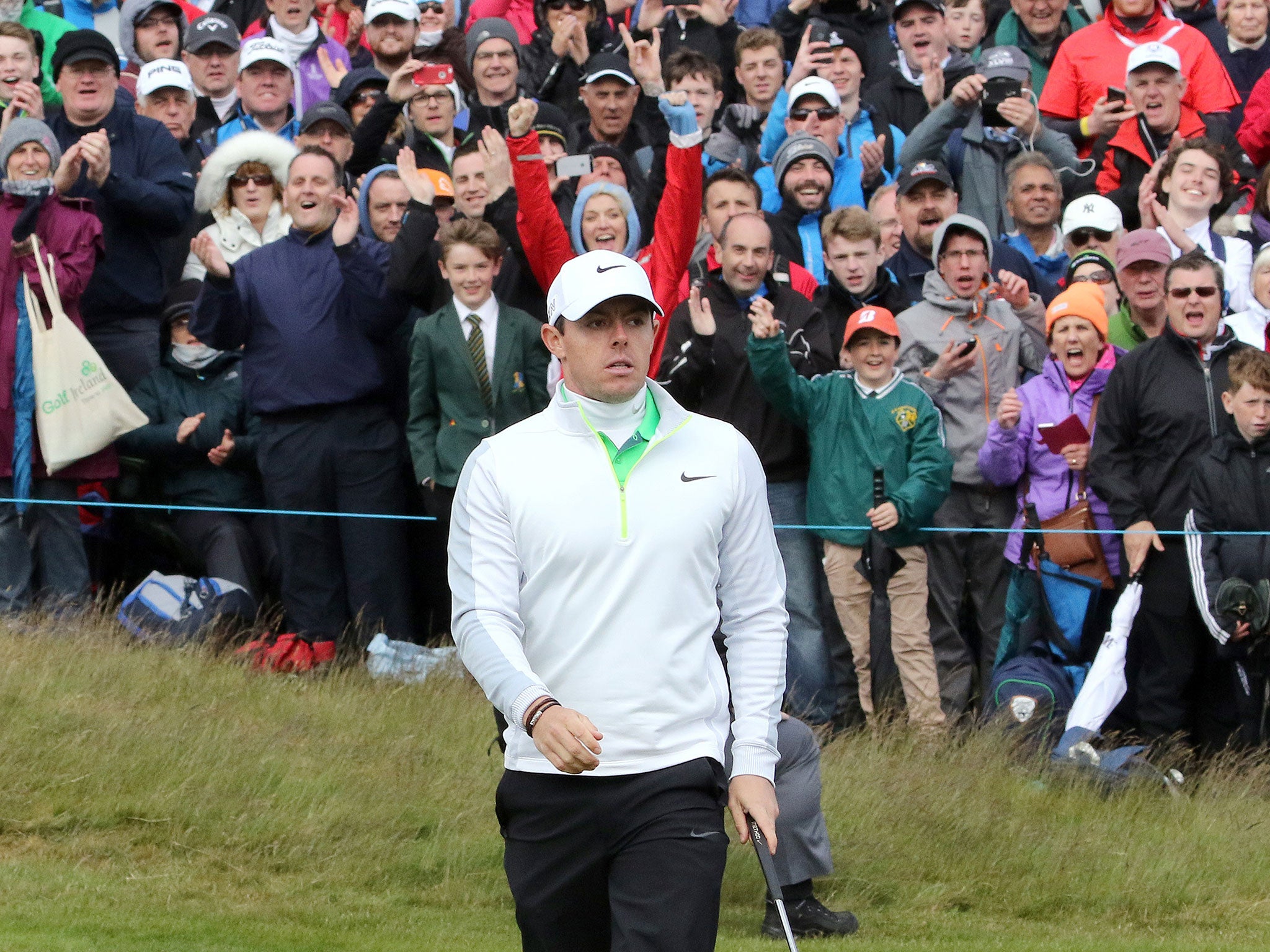 Rory McIlroy at the Irish Open