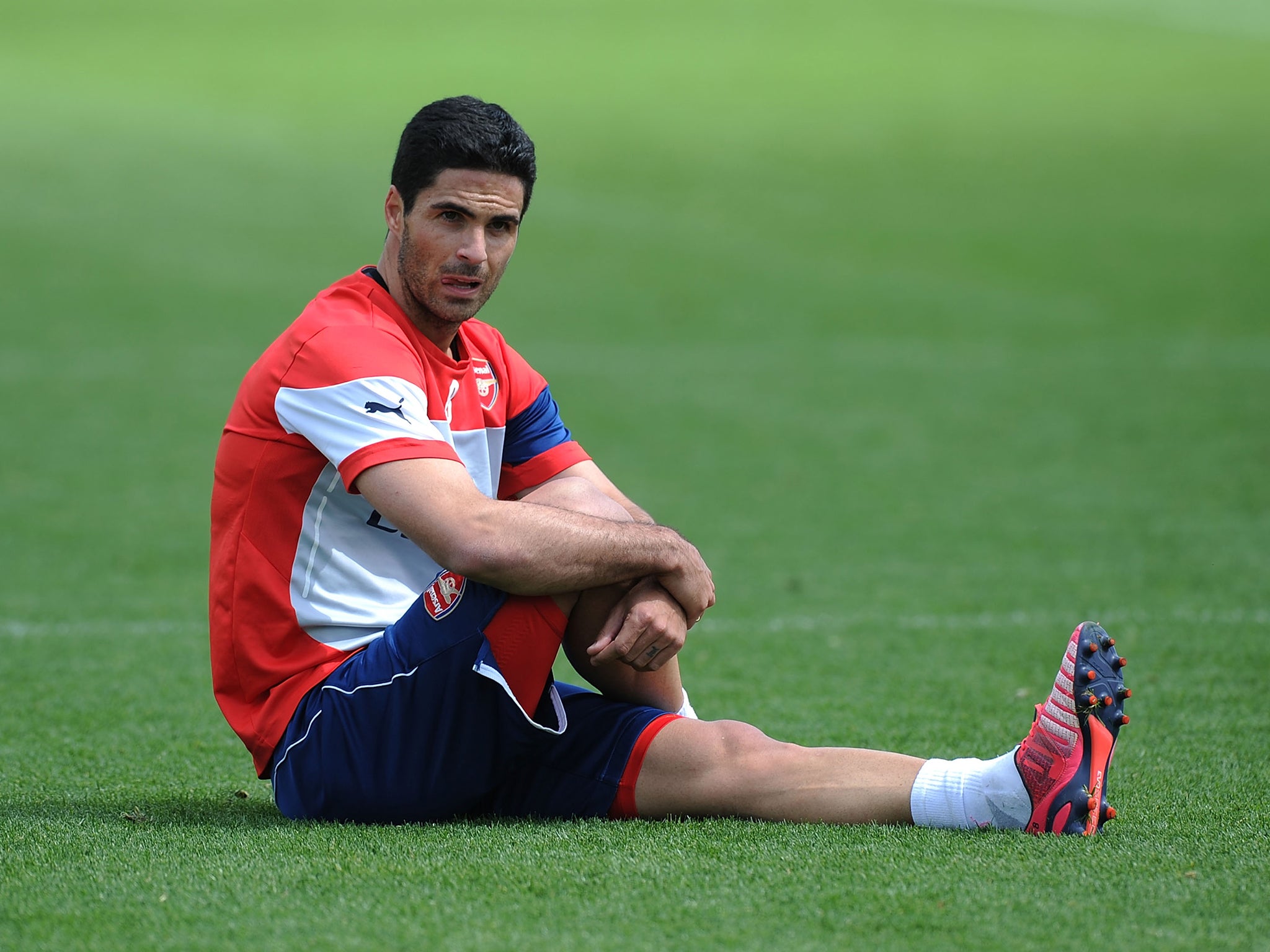 Arteta has not played since November due to injury