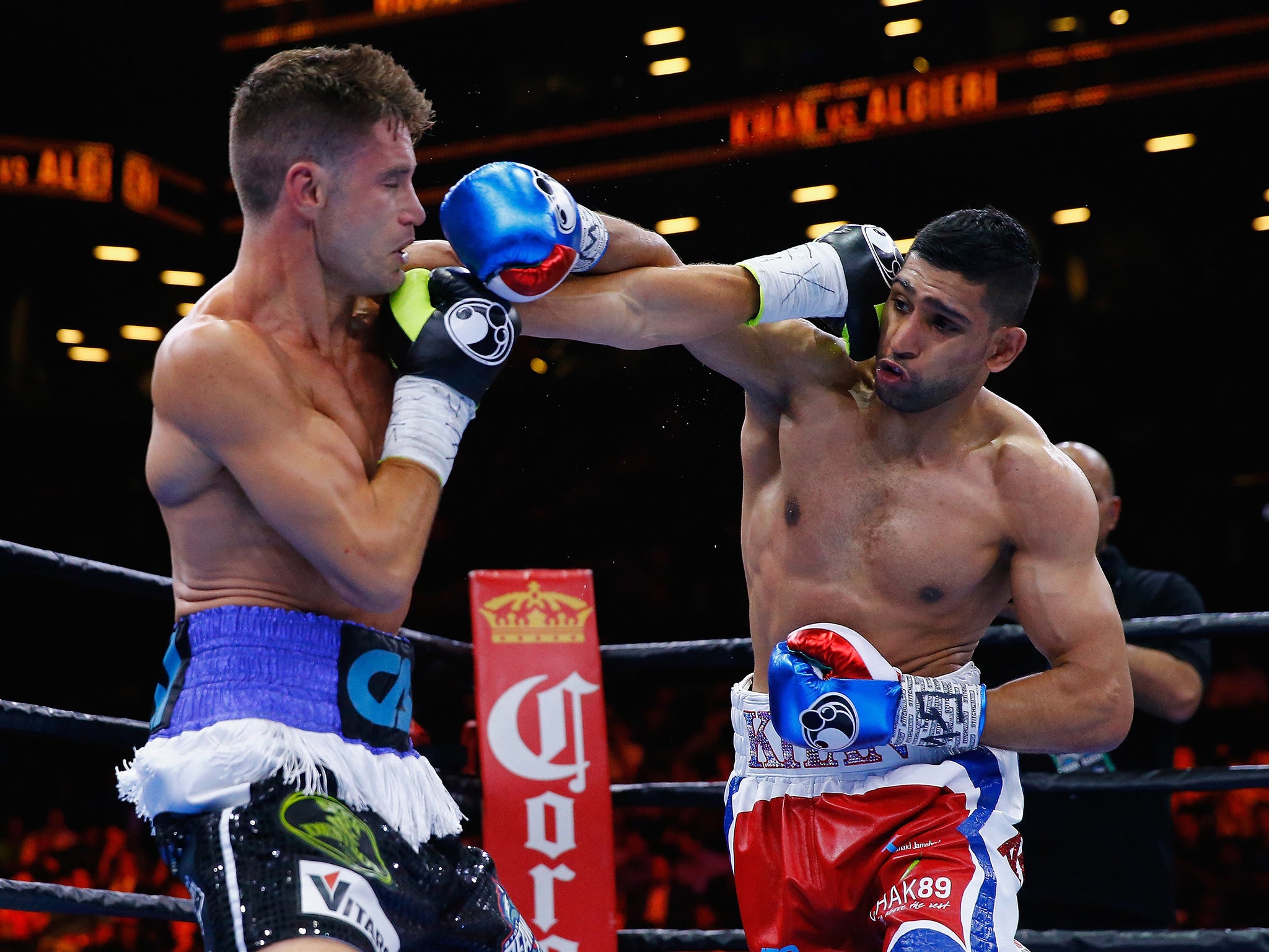 Amir Khan's last win came against Chris Algieri