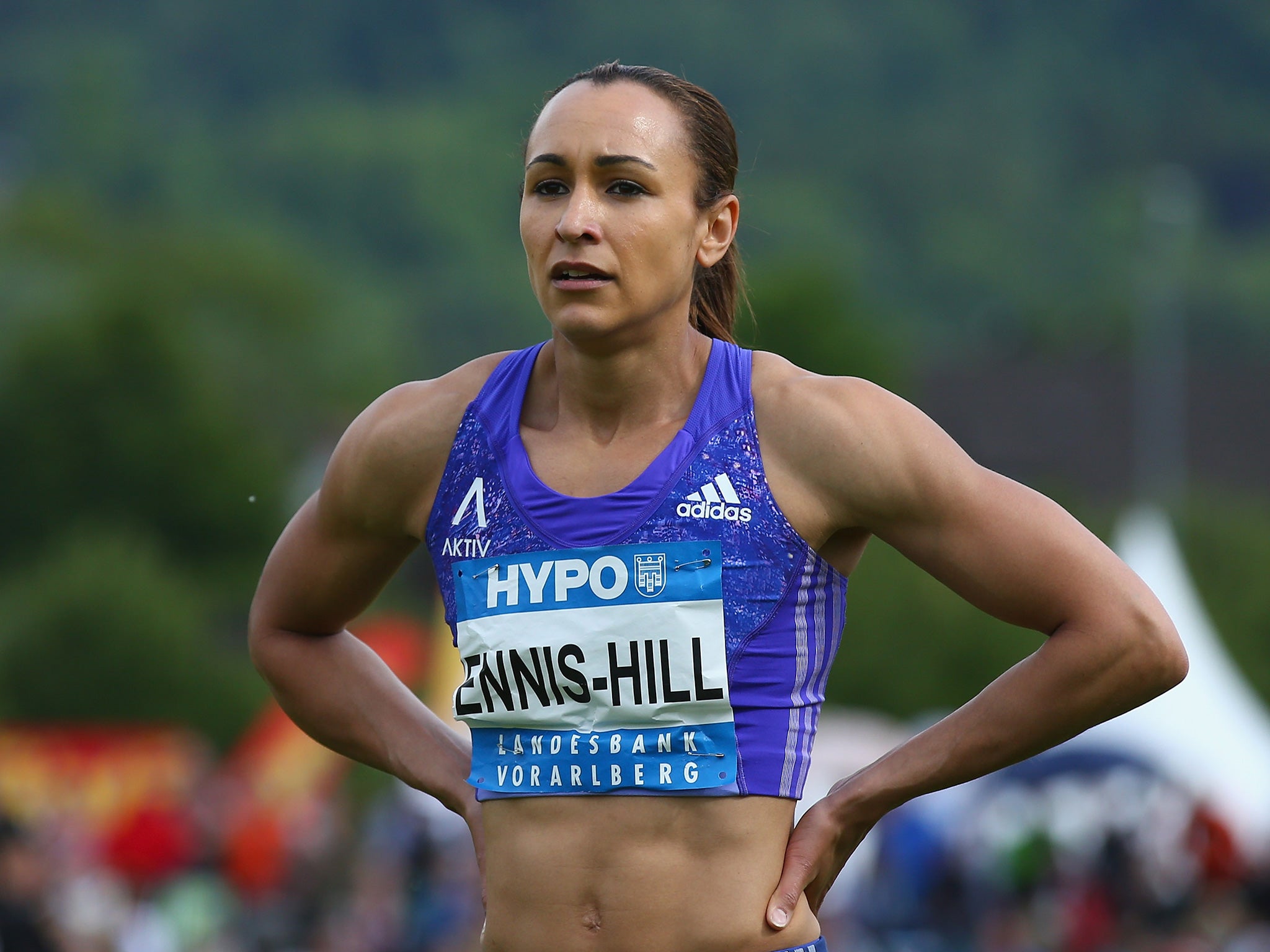 Over the first hurdle: Jessica Ennis-Hill is back into her stride on her heptathlon comeback