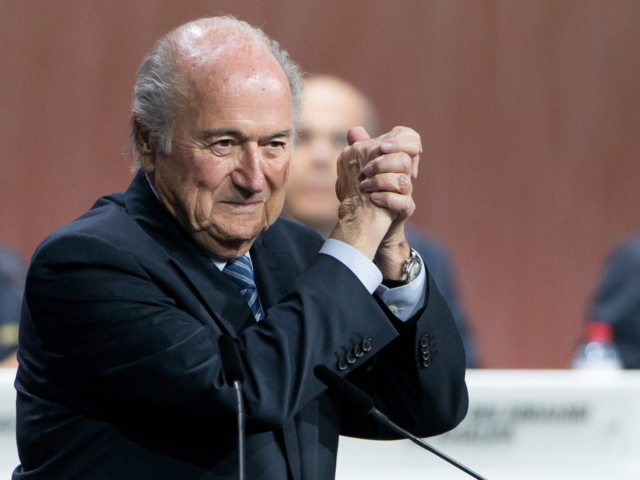 On Friday Mr Blatter was re-elected for a fifth term