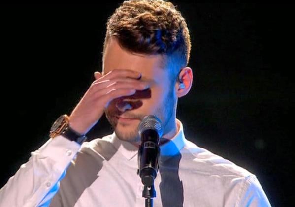 Calum Scott's performance on BGT final falls apart