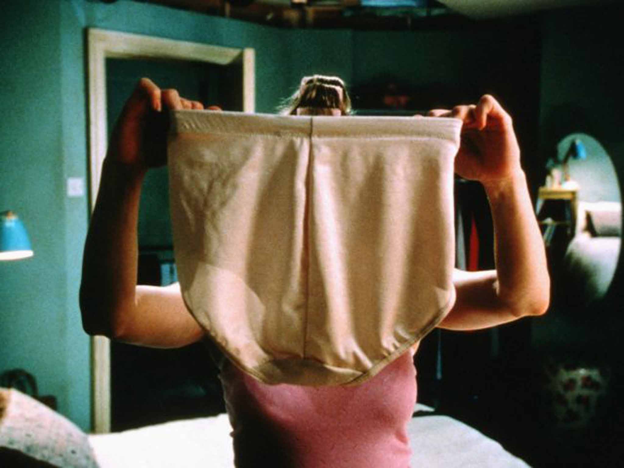 The iconic big pants in Bridget Jones's Diary