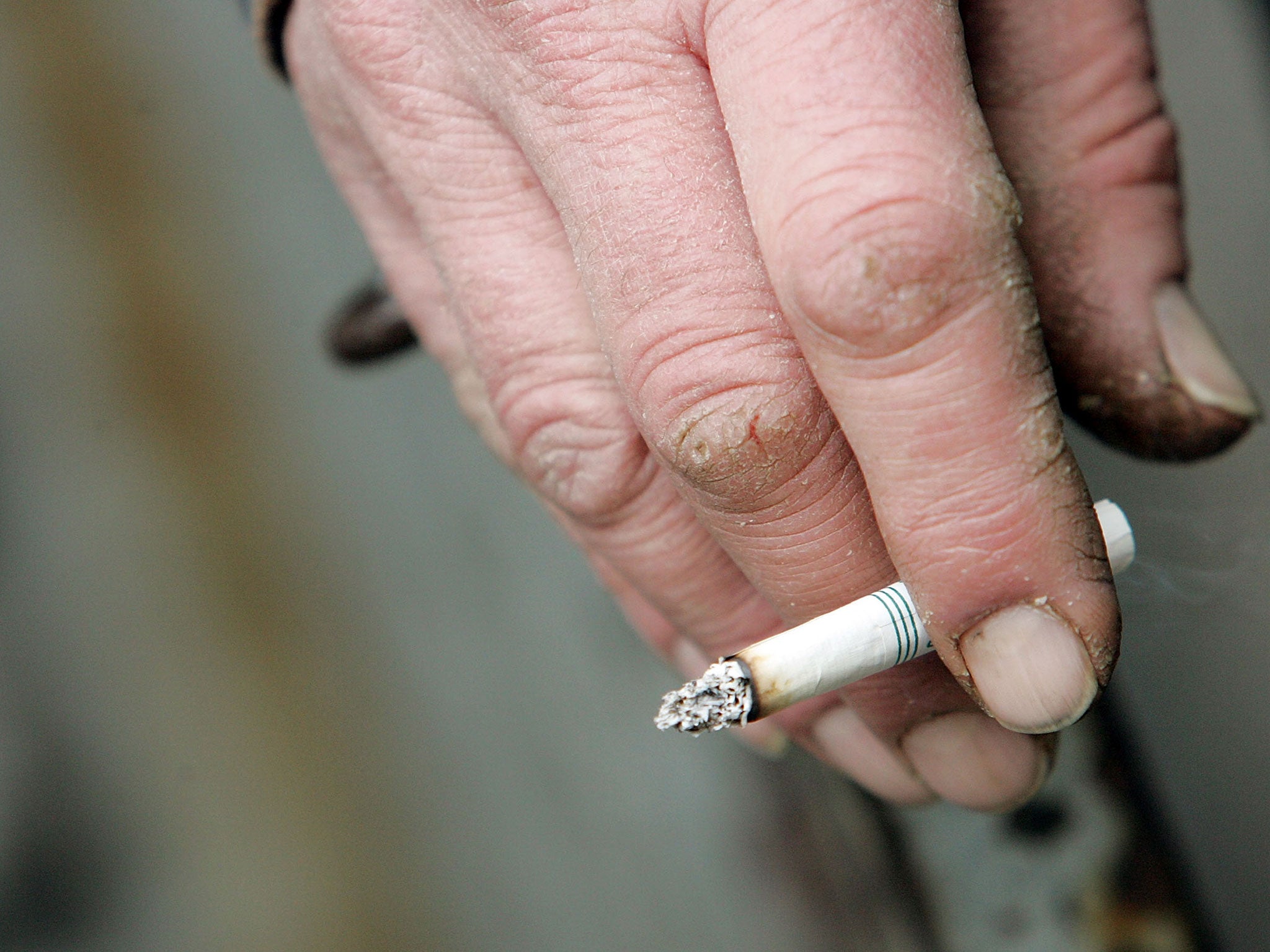 A two-year-old boy has been taken from his parents’ care after a health visitor highlighted concerns about the level of cigarette smoke at his home