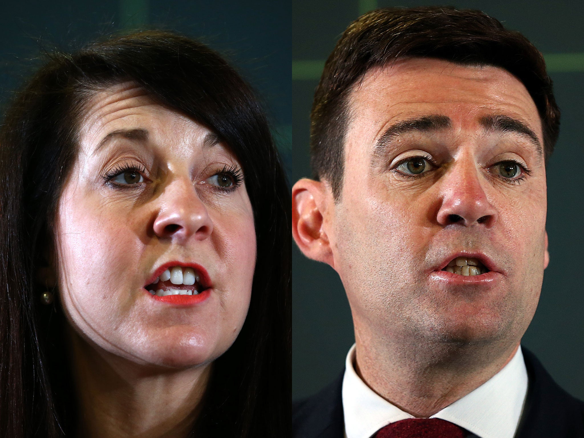 Liz Kendall and Andy Burnham