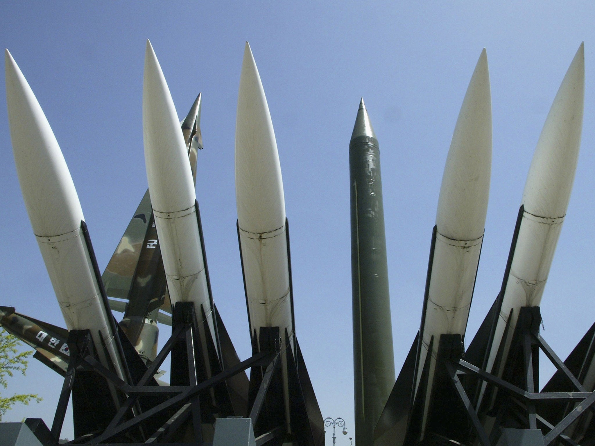 South Korea tested also another missile aimed at shooting down an enemy ballistic missile, the defense official said.