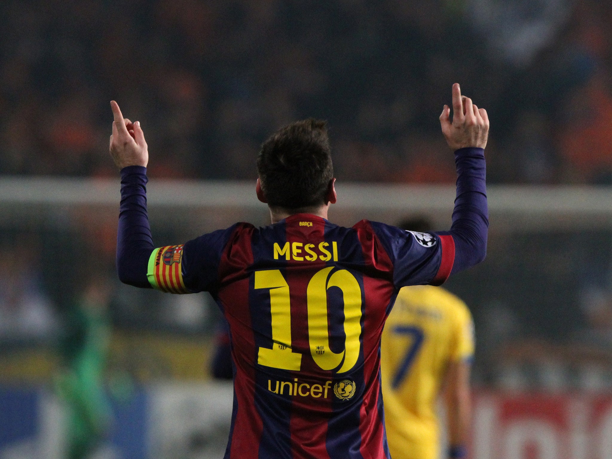 Barcelona forward Lionel Messi