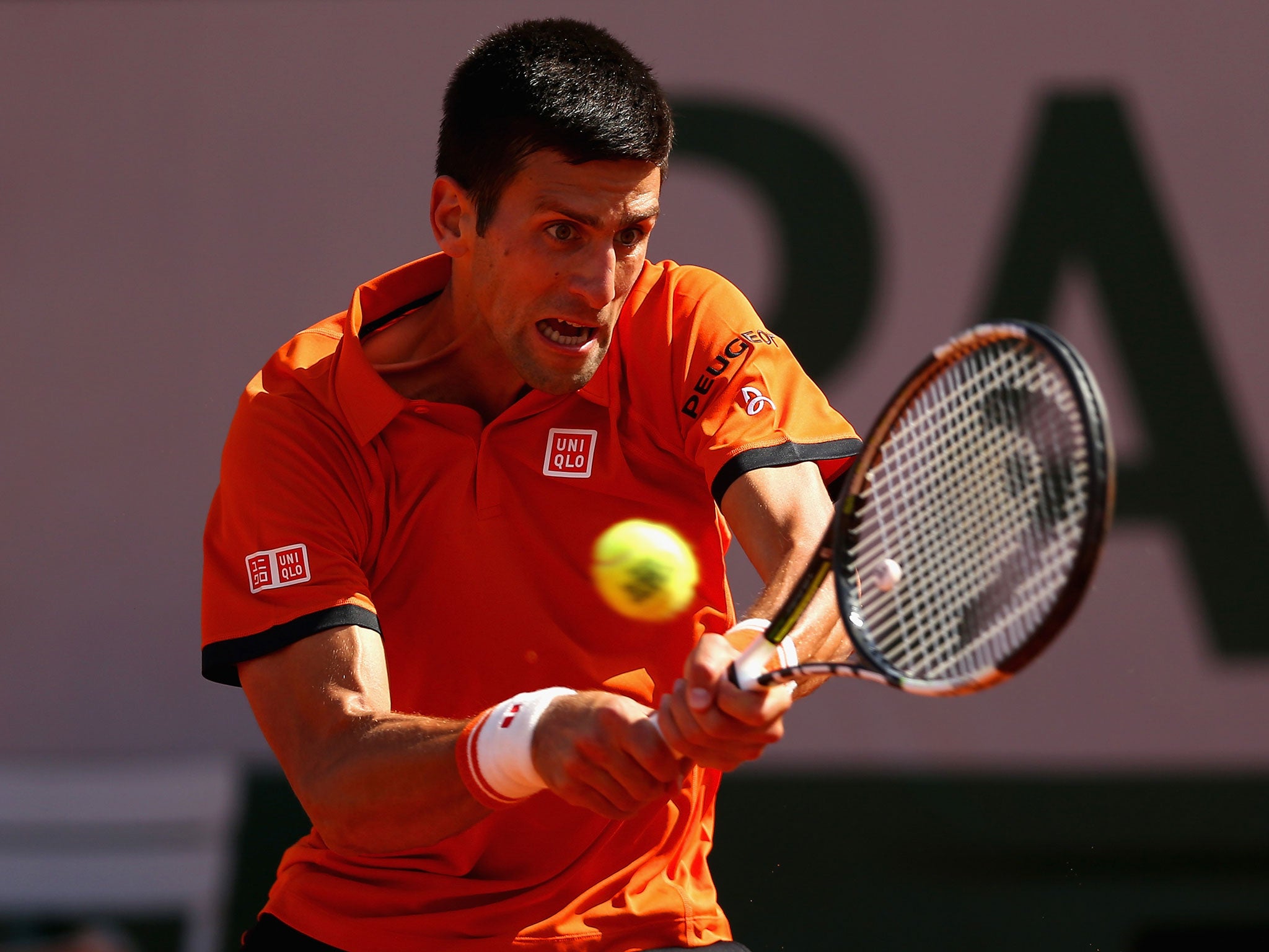 ‘I didn’t want to give him too many opportunities to dictate the play,’ said Novak Djokovic