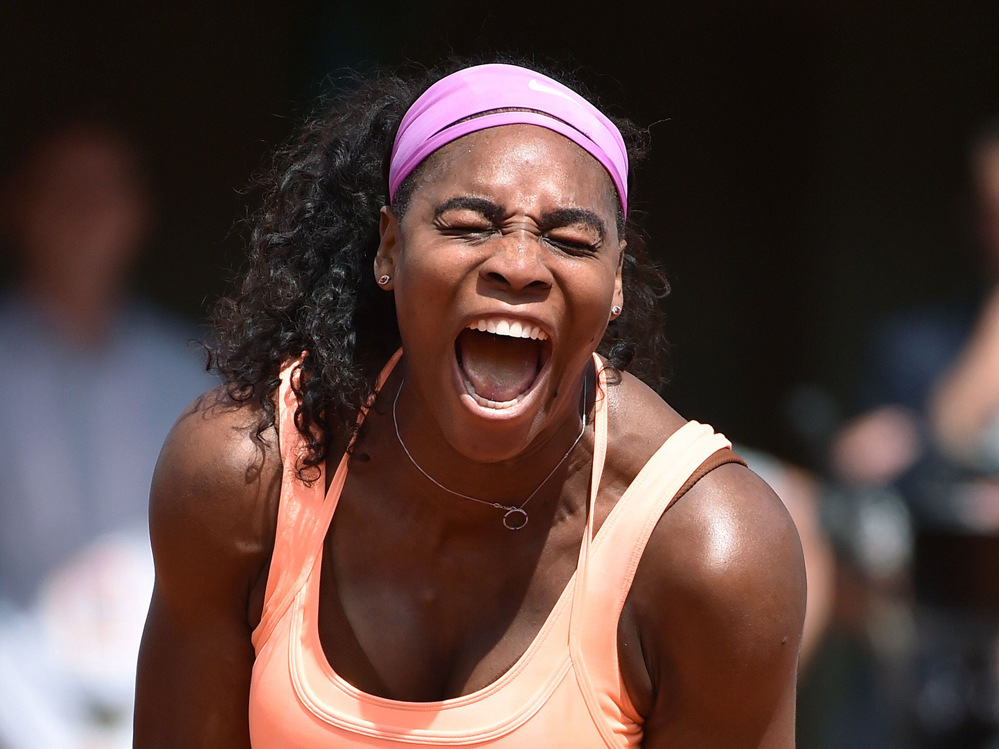 Serena Williams put recent performances behind her with a crushing win over Sara Errani