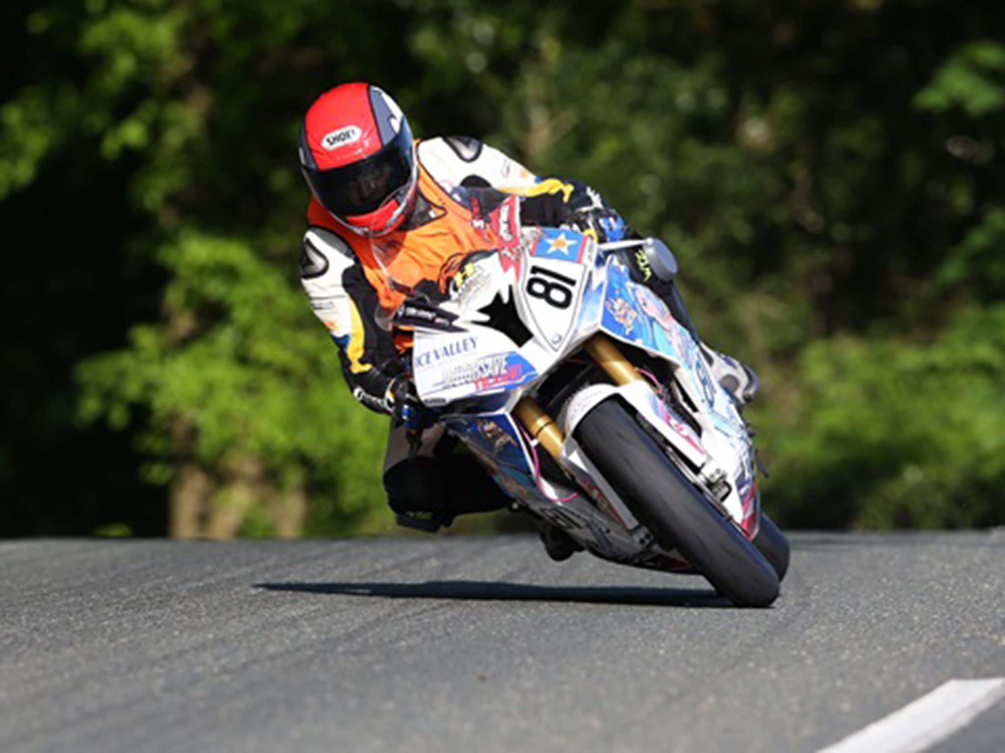 Franch Isle of Man TT rider Franck Petricola