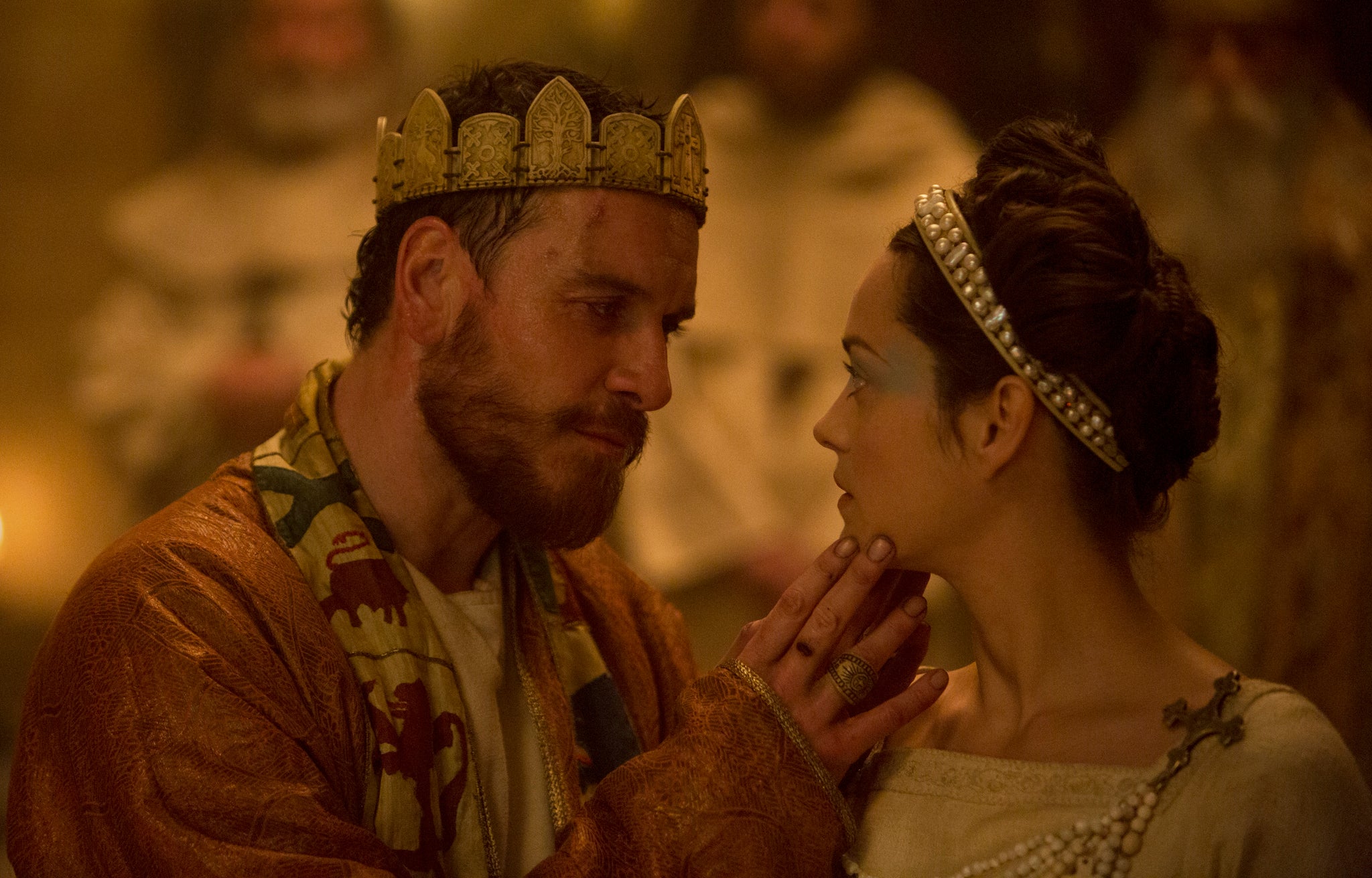 Michael Fassbender and Marion Cotillard in Macbeth