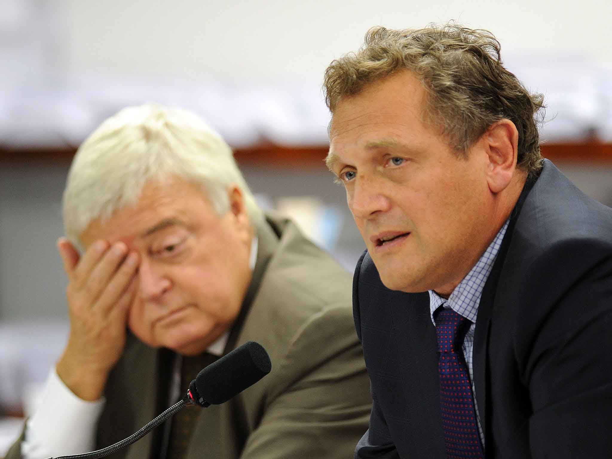 Ricardo Teixeira and Jerome Valcke