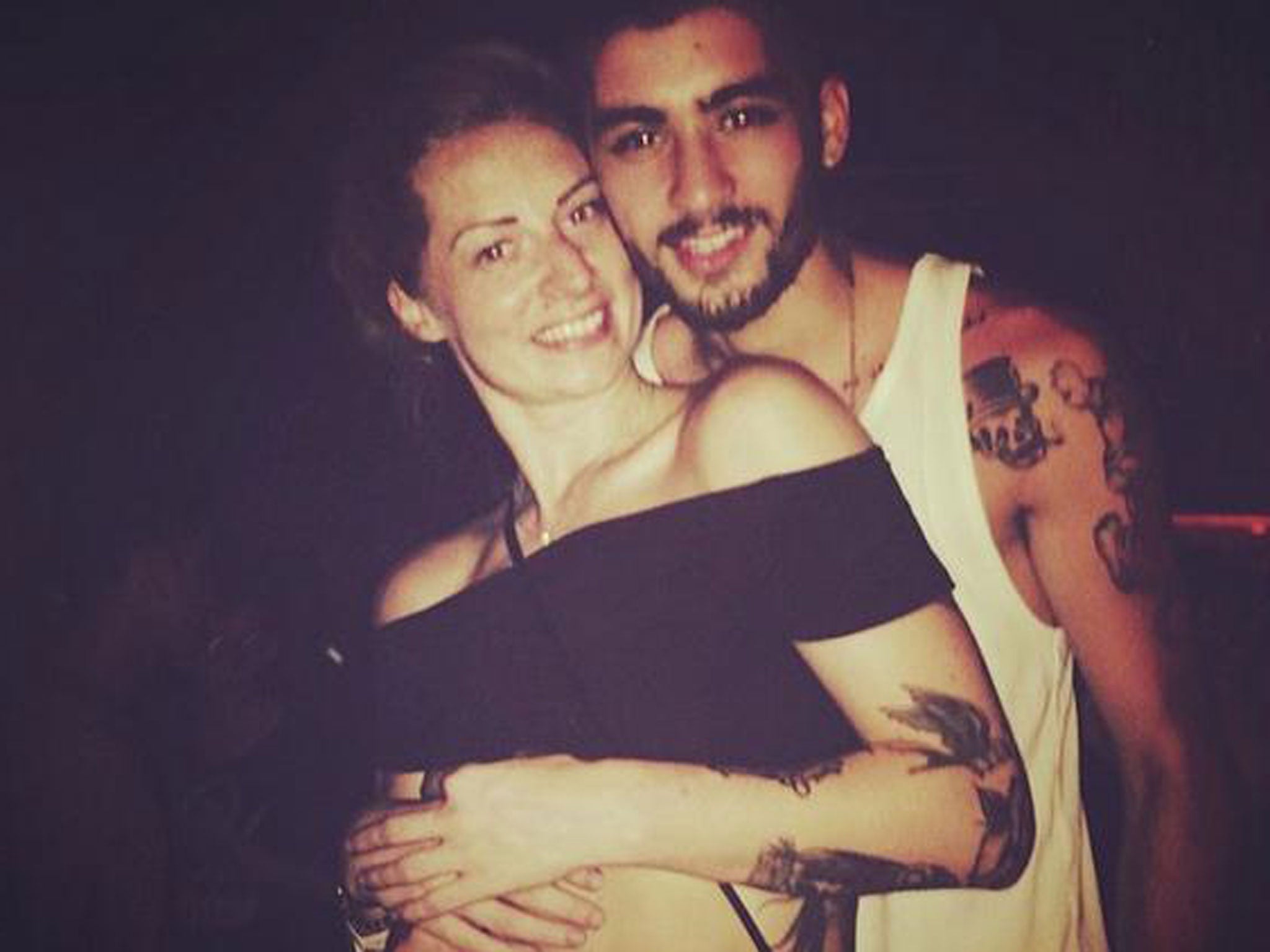 Lauren Richardson shared a picture on her Instagram account of Malik