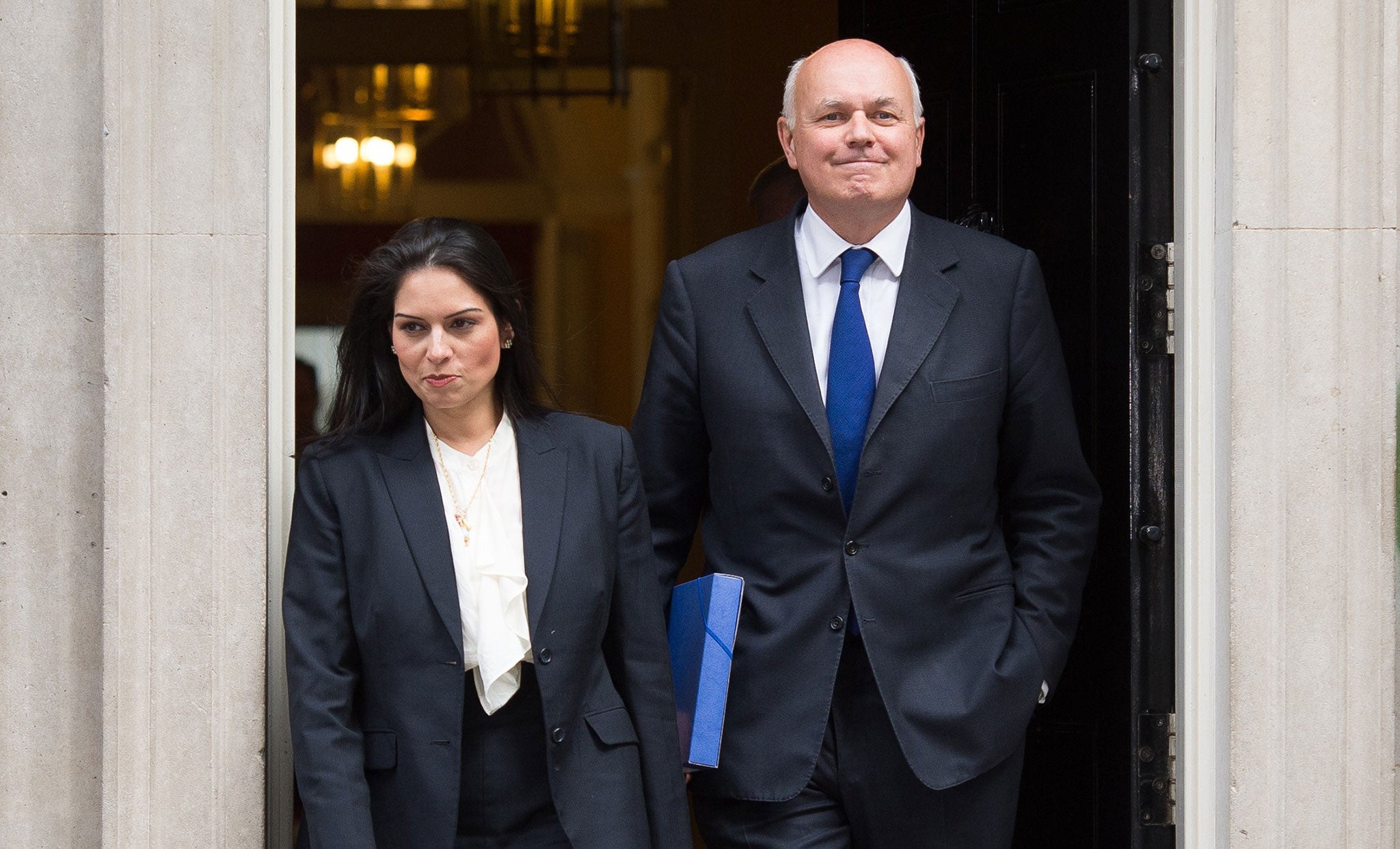 Iain Duncan Smith and Priti Patel