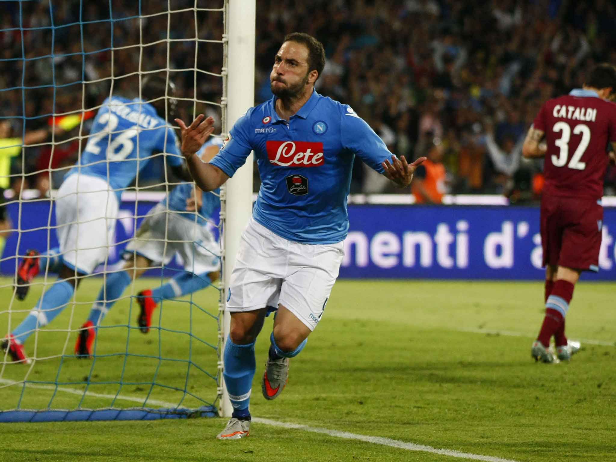 Higuain has scored 53 goals in two years at Napoli