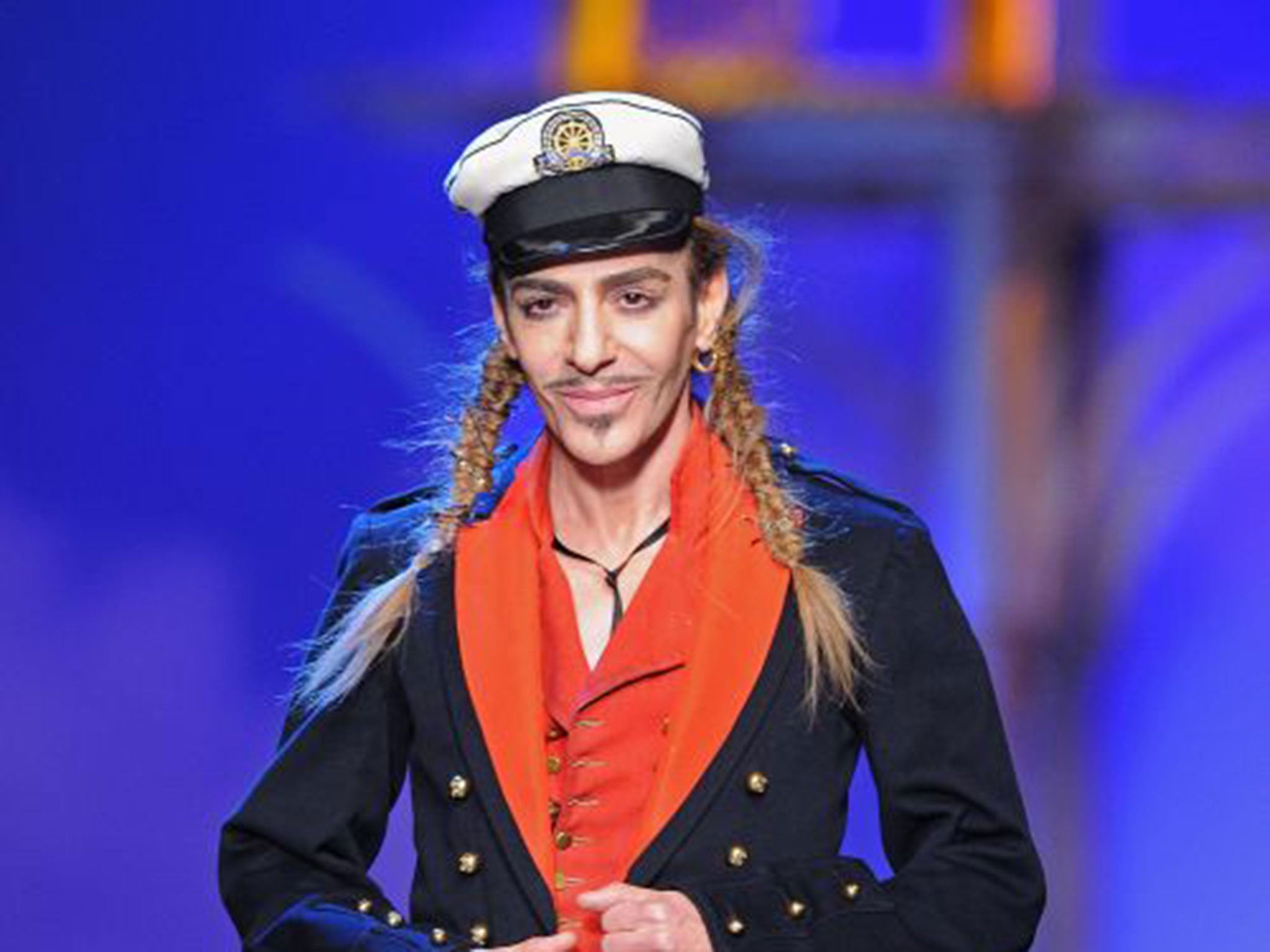 John Galliano walks the runway during the Christian Dior Ready to Wear Spring/Summer 2011 show