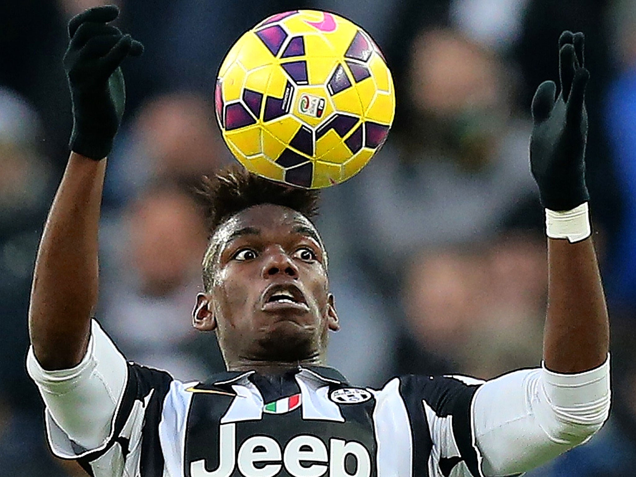 Paul Pogba in action for Juventus