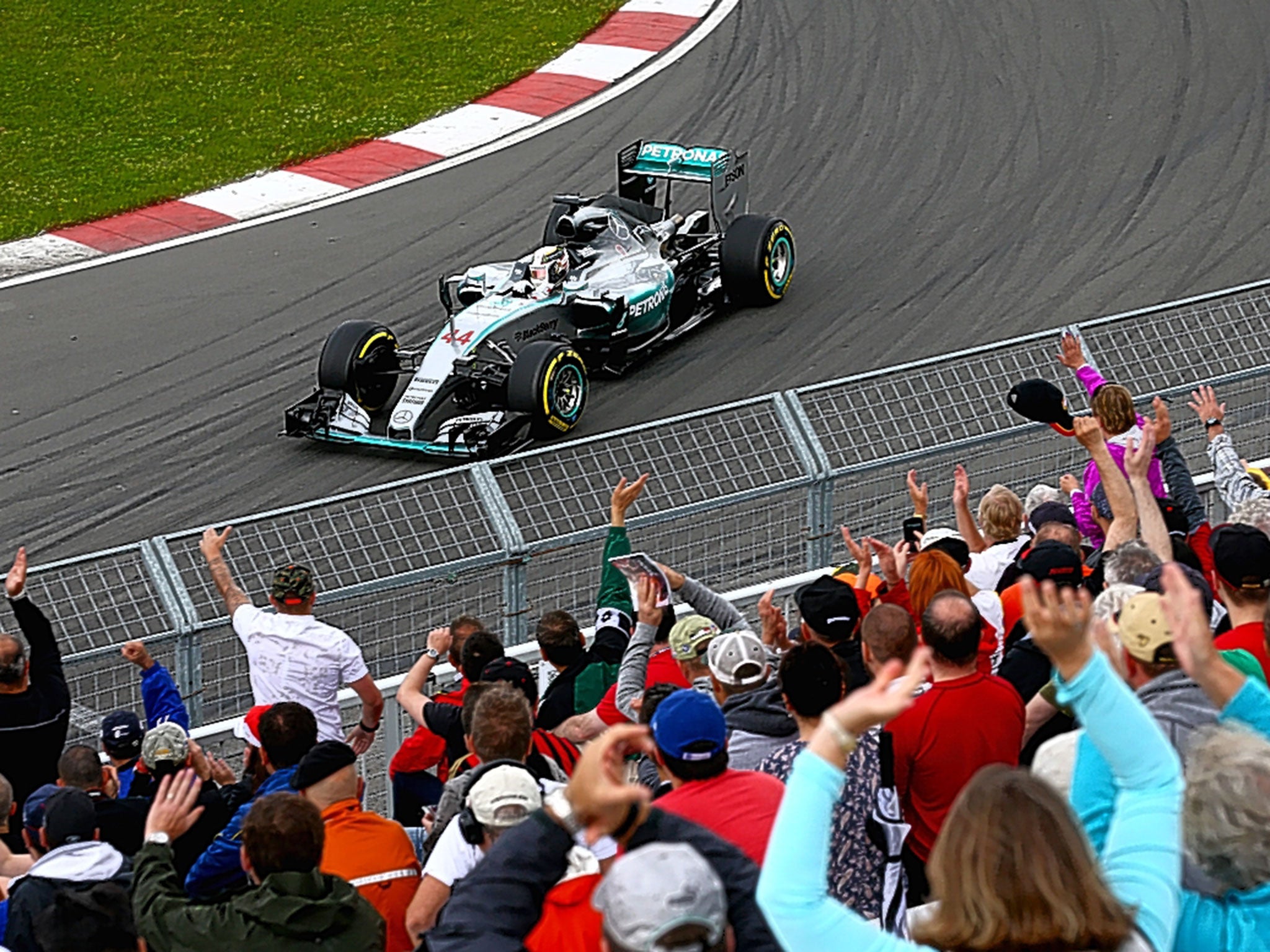 Lewis Hamilton was fastest during first practice at the Canadian Grand Prix