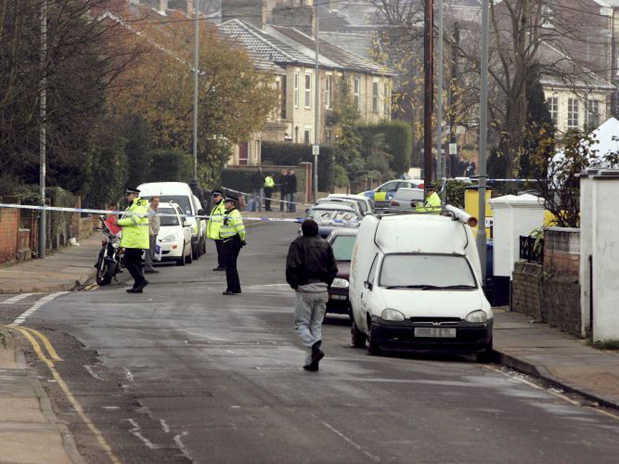 London Road in Ipswich at the time of the murders