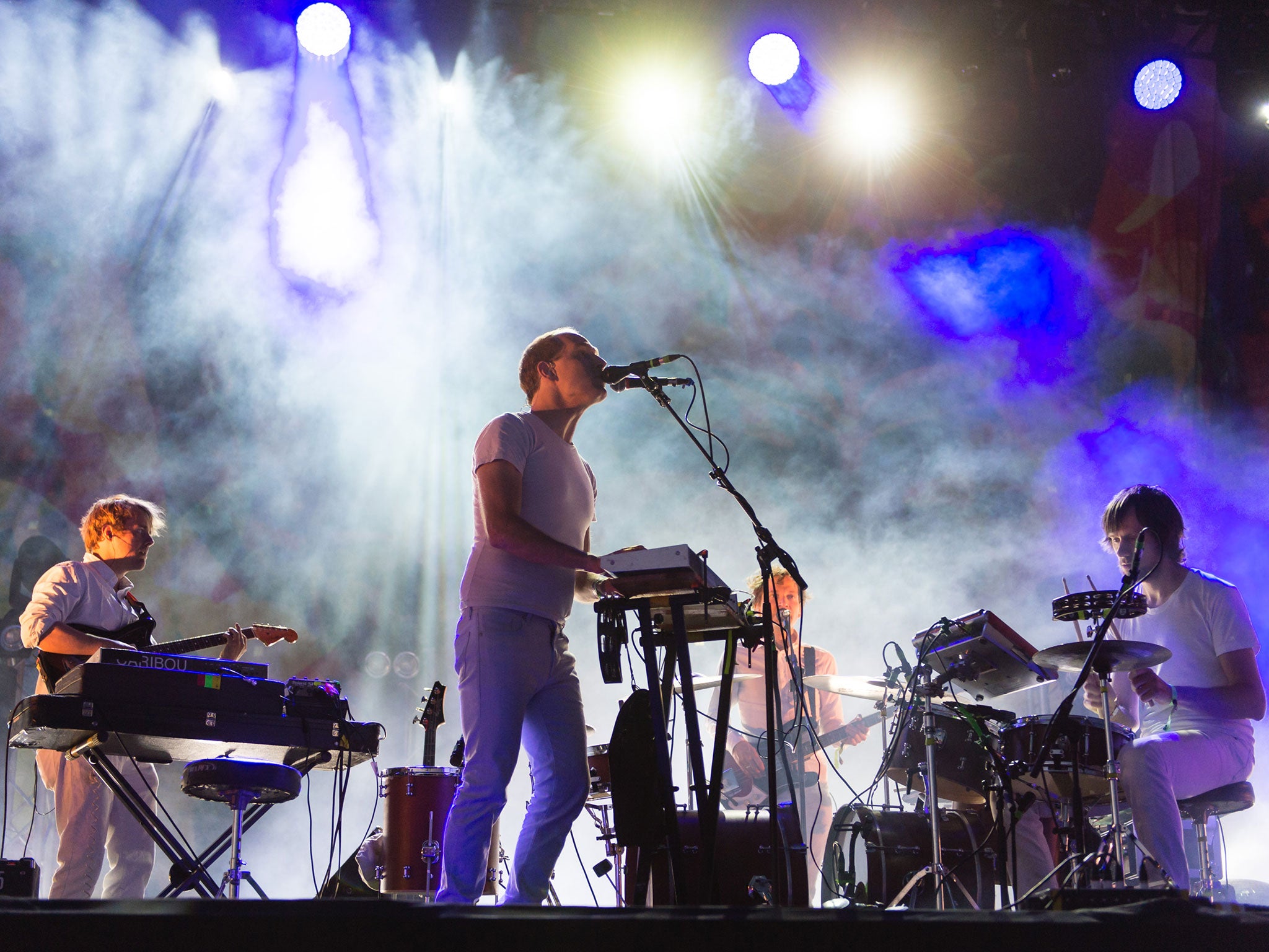 Caribou performing at Field Day in Victoria Park (Rex)