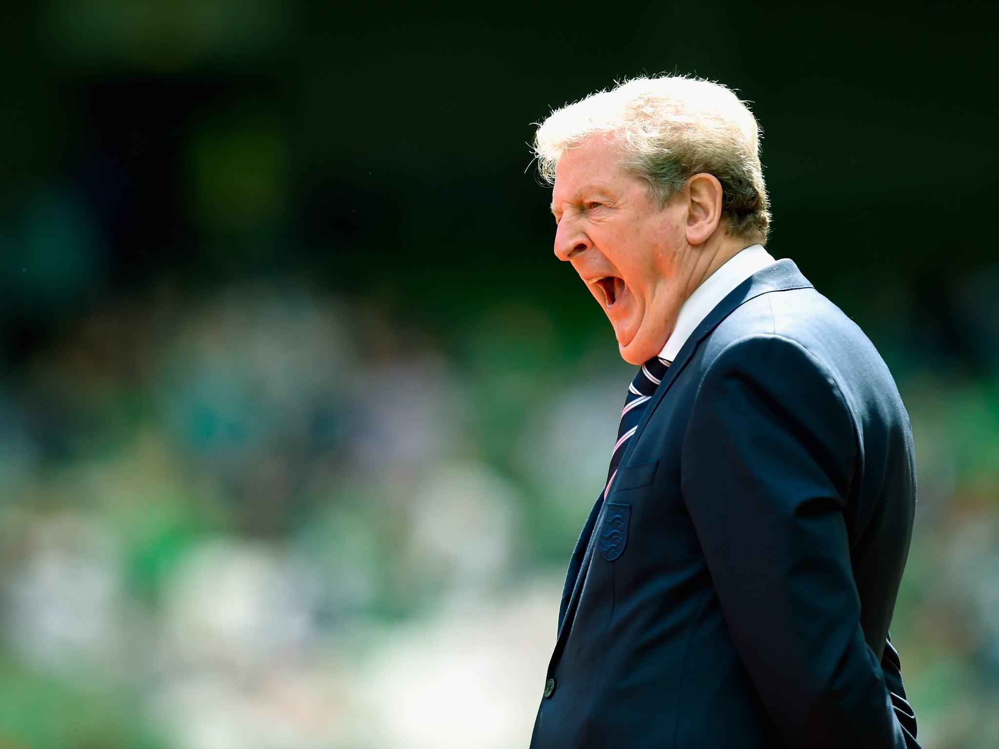 England manager Roy Hodgson watches a dull game unfold