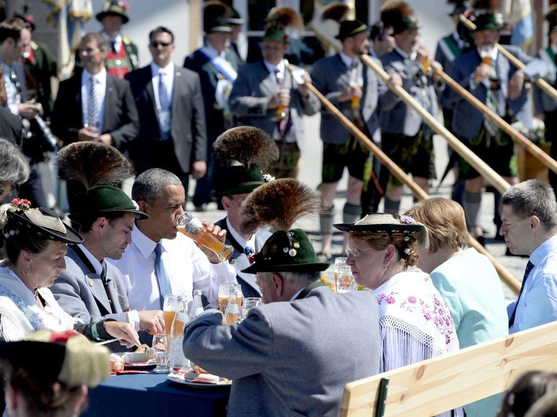 Secret service agents reportedly X-rayed the sausages as part of security checks