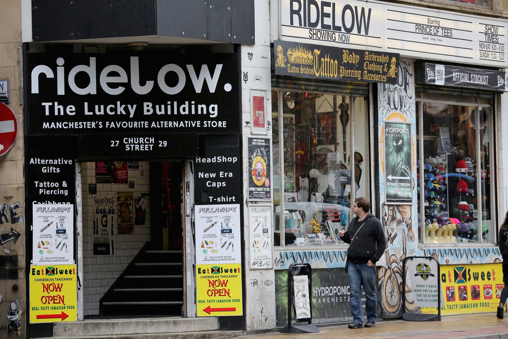 Head shops, like this one in Manchester, often sell legal highs, and may find their businesses severely curtailed by the government's Psychoactive Substances Bill