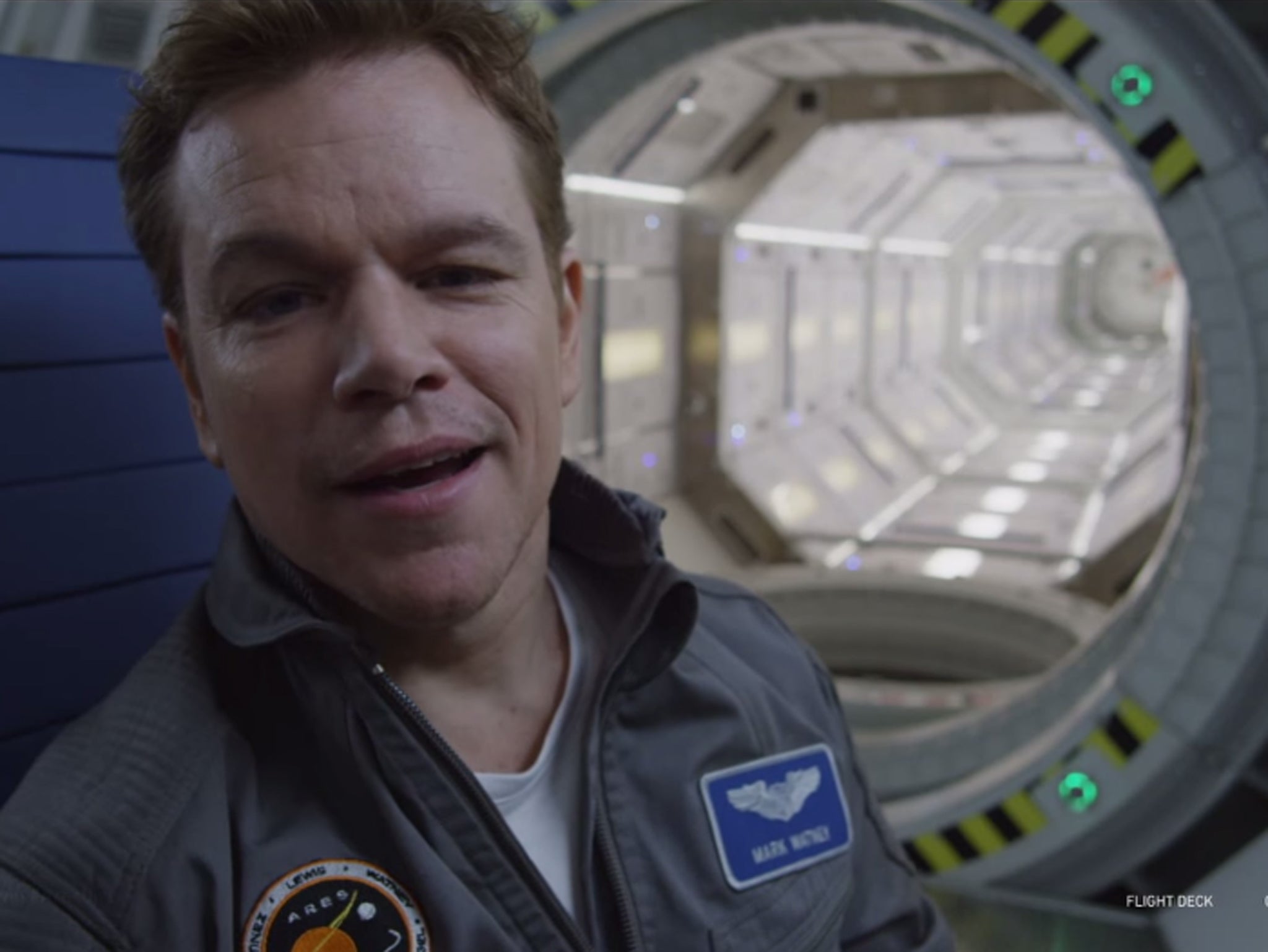 Matt Damon starring in Ridley Scott's 'The Martian'