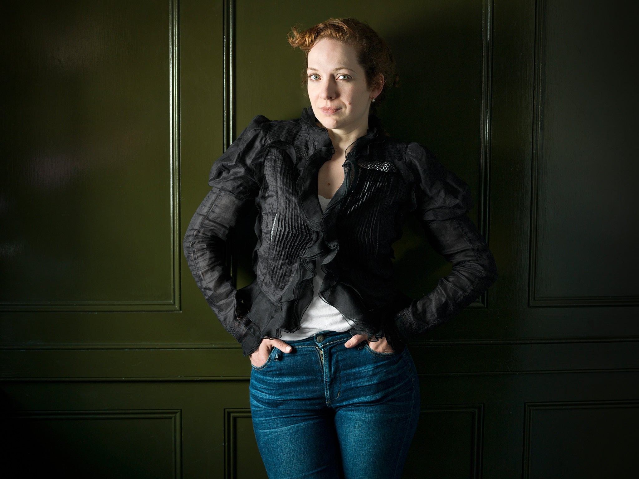 Katherine Parkinson photographed at Quo Vadis, London W1