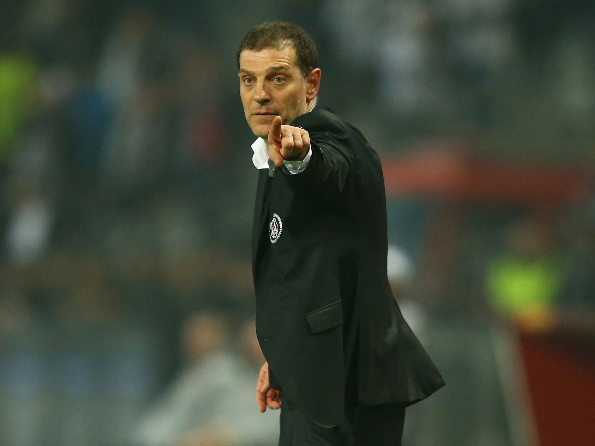 Slaven Bilic on the touchline for Besiktas last season