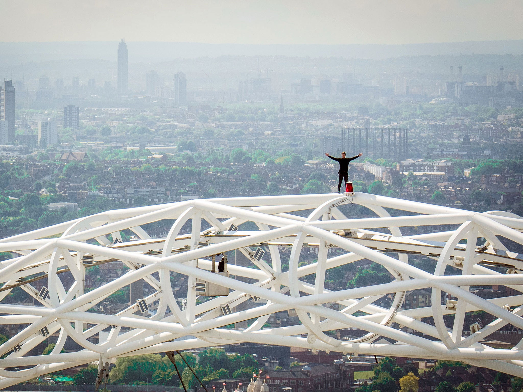 It wasn't the first daredevil stunt for Mr Kingston, whose videos attract millions of fans on YouTube