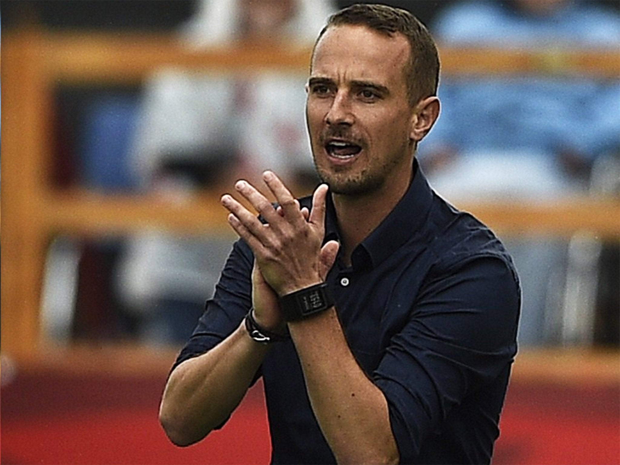 England's head coach Mark Sampson