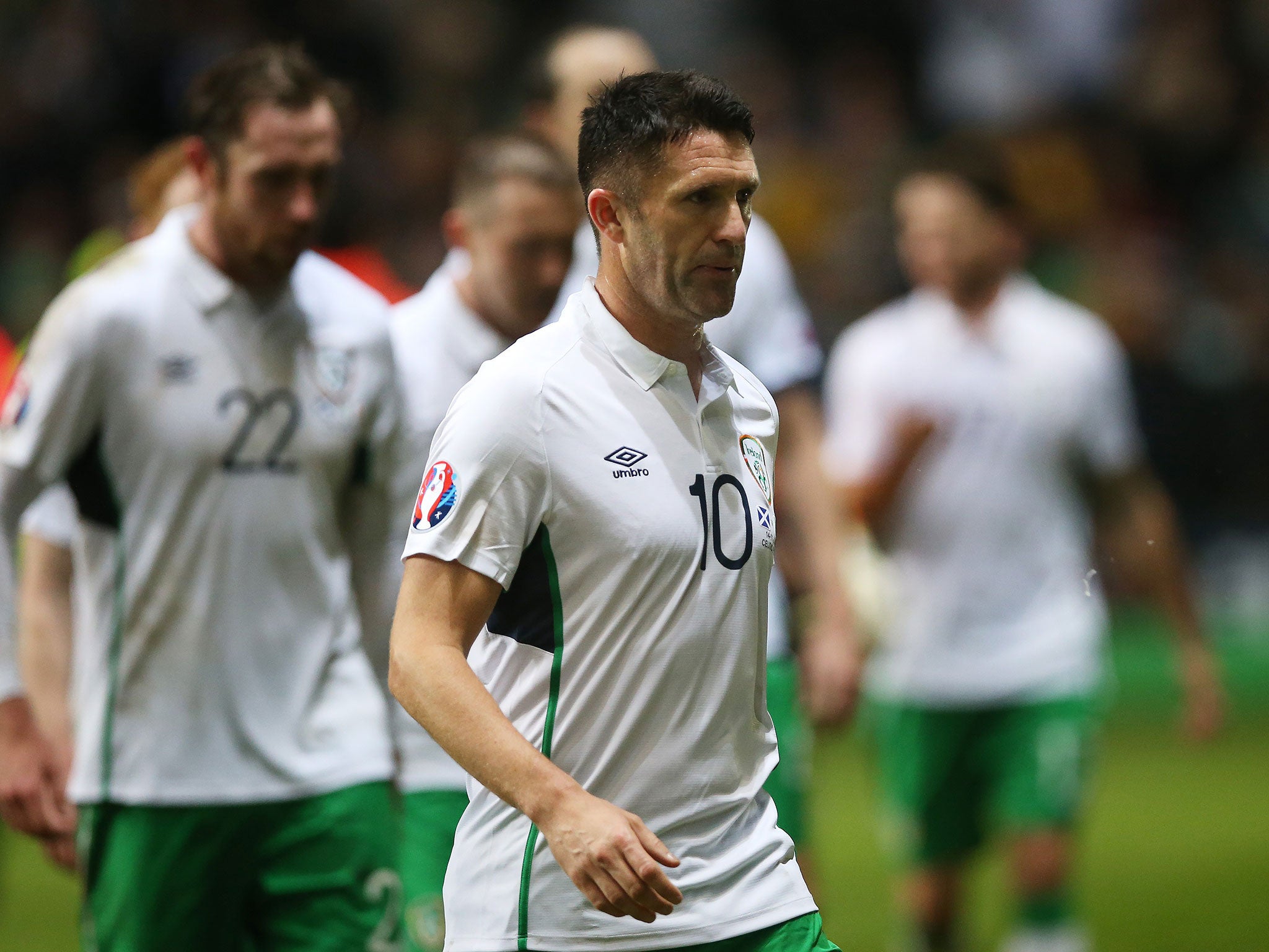 Republic of Ireland captain Robbie Keane