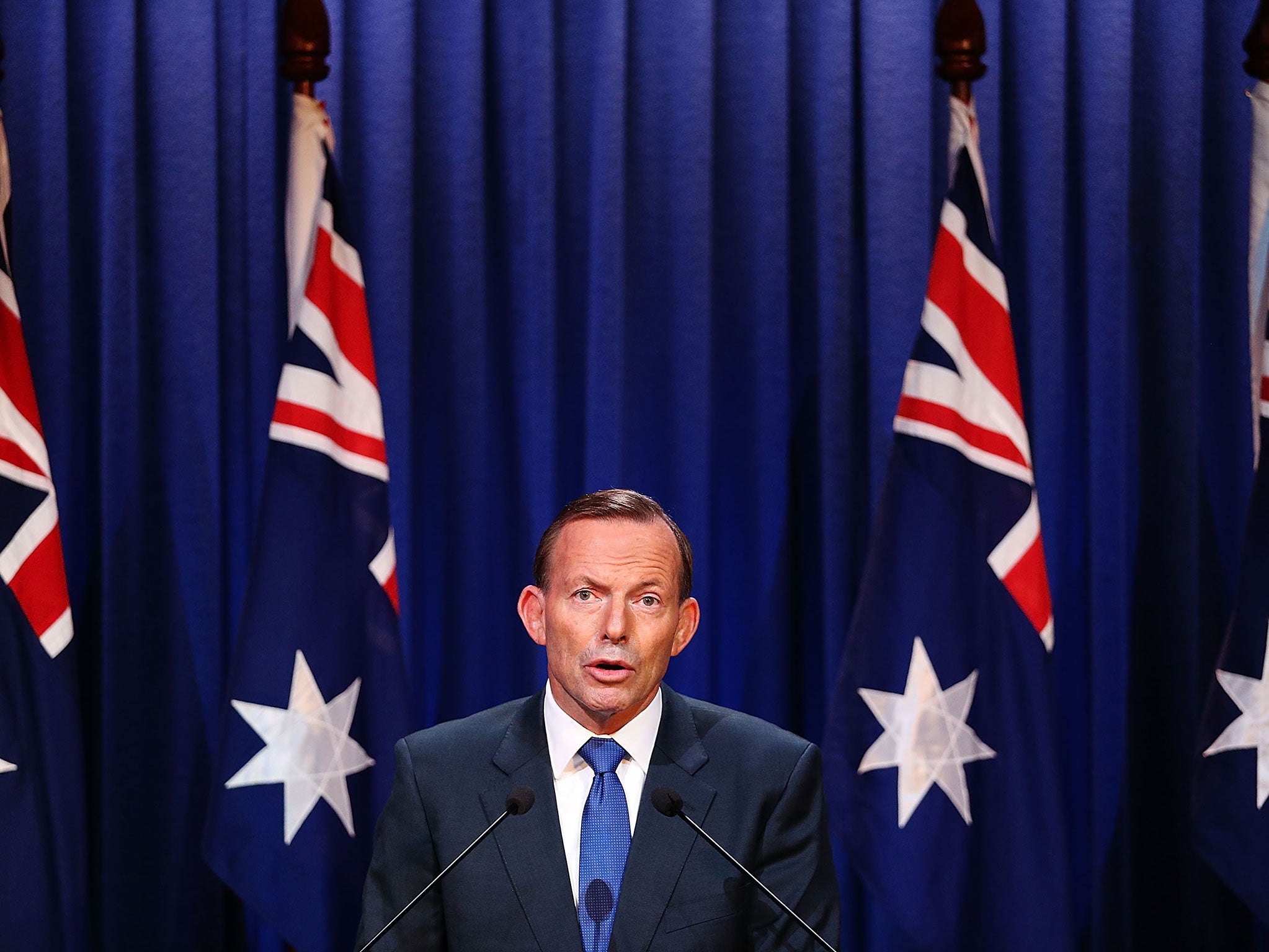 Tony Abbott said he was prepared to do ‘whatever was necessary’ to prevent asylum-seekers from reaching Australia