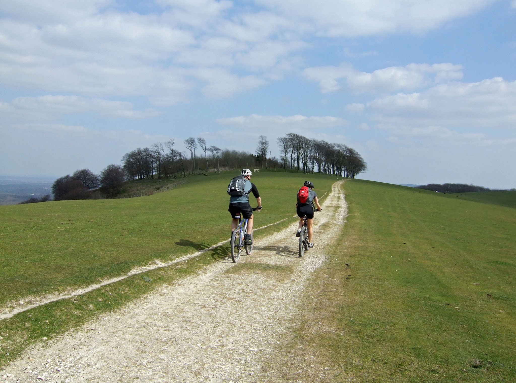 Formidable challenge: Cycling on the South Downs Way trail