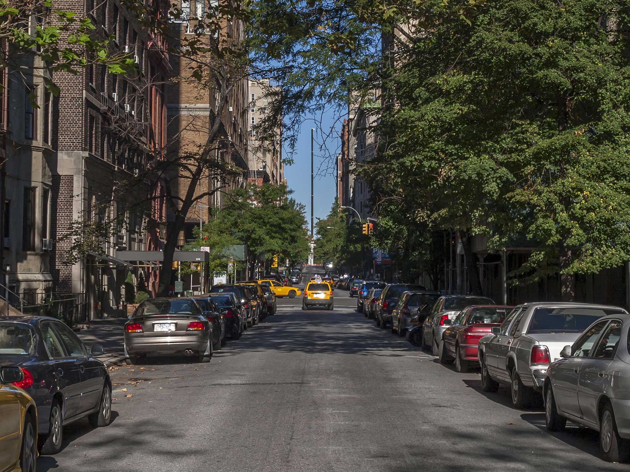 A street in the Upper West side of New York City