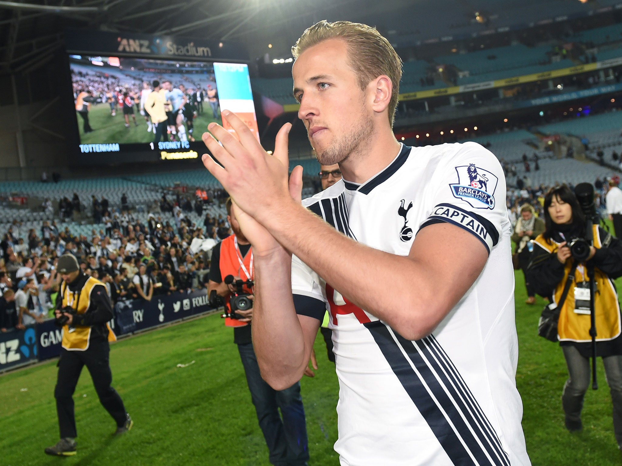 Tottenham striker Harry Kane