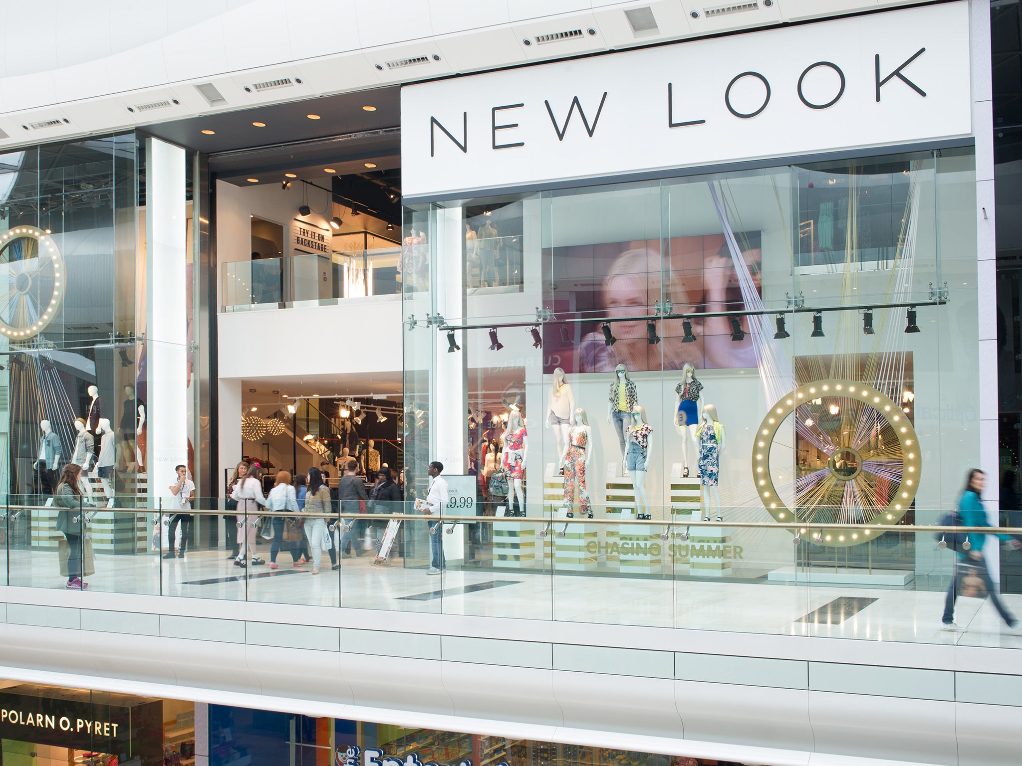 New Look has more than 800 shops across the world, the majority of which are in the UK