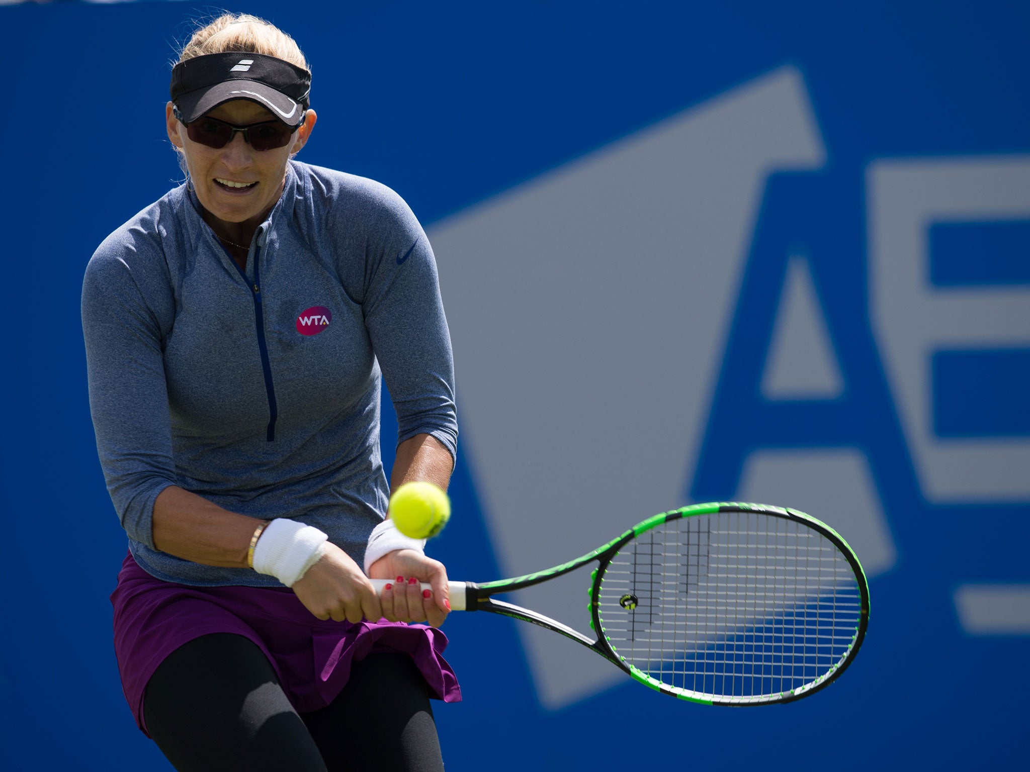 Mirjana Lucic-Baroni at the Aegon Open in Nottingham this week